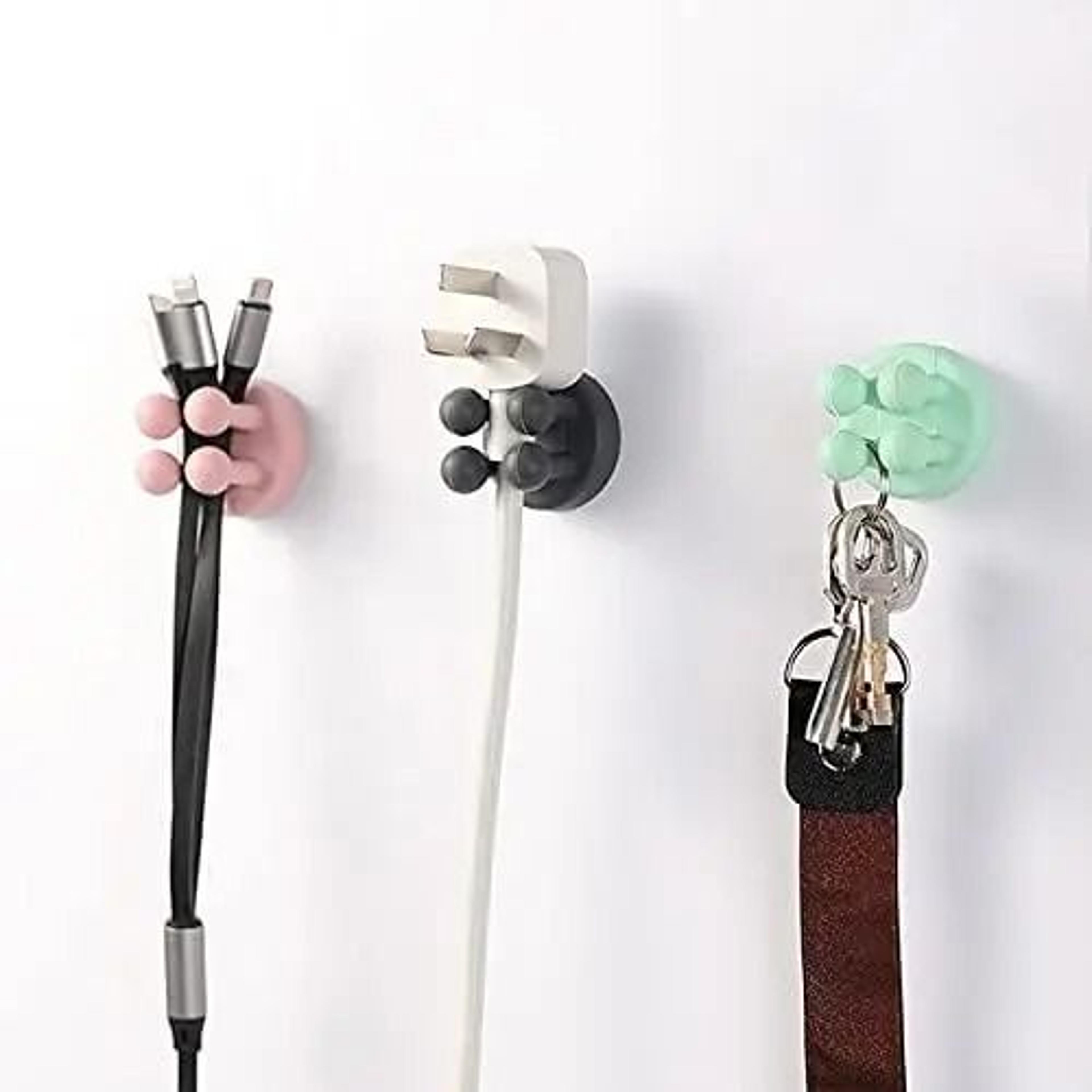 Self Adhesive Silicone Toothbrush Holder Hooks For Bathroom And Kitchen 24