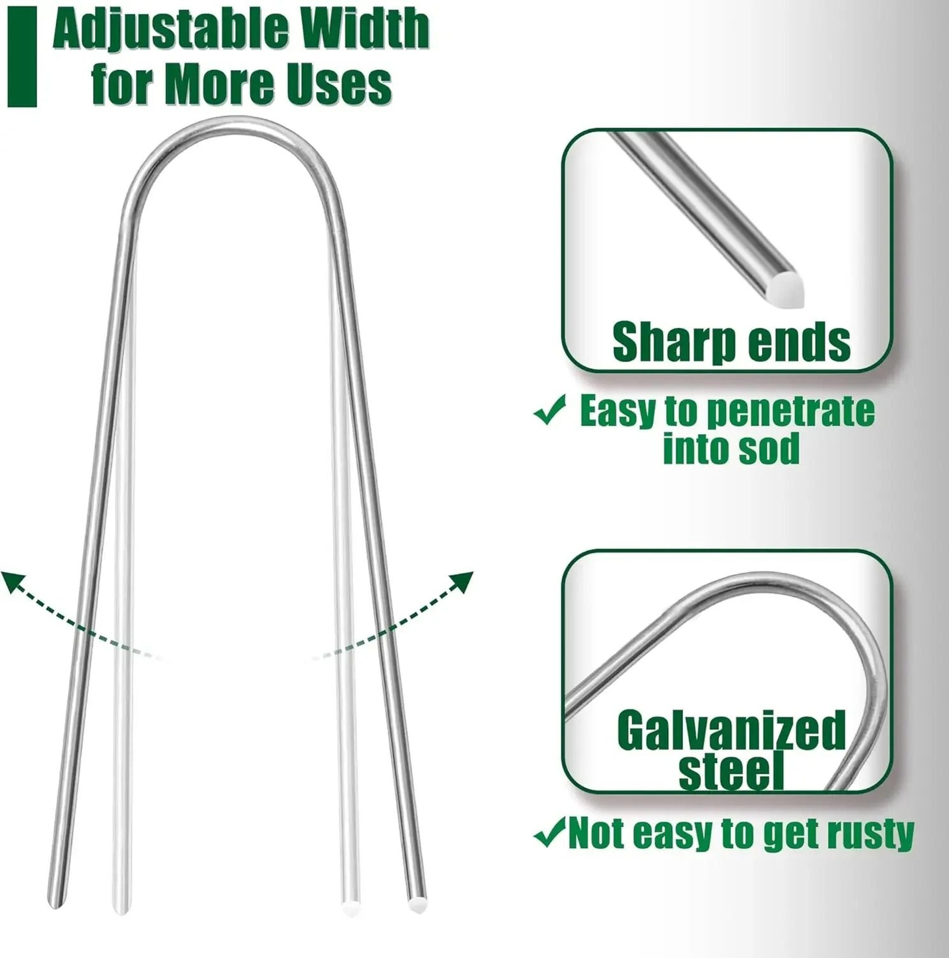 Heavy Duty U Type Garden Staples For Weed Barrier 4
