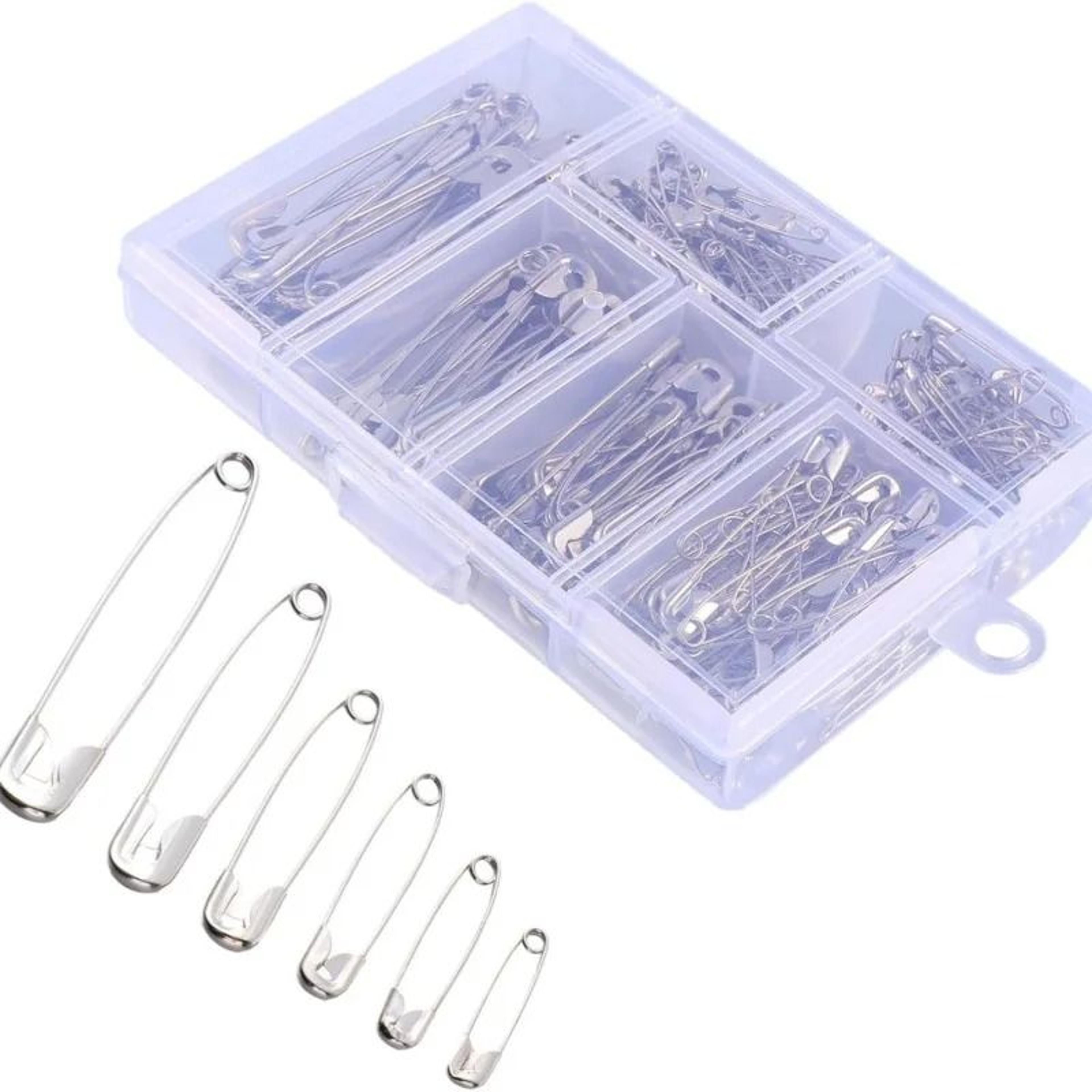 250 Piece Stainless Steel Safety Pins For Sewing And Crafts 1