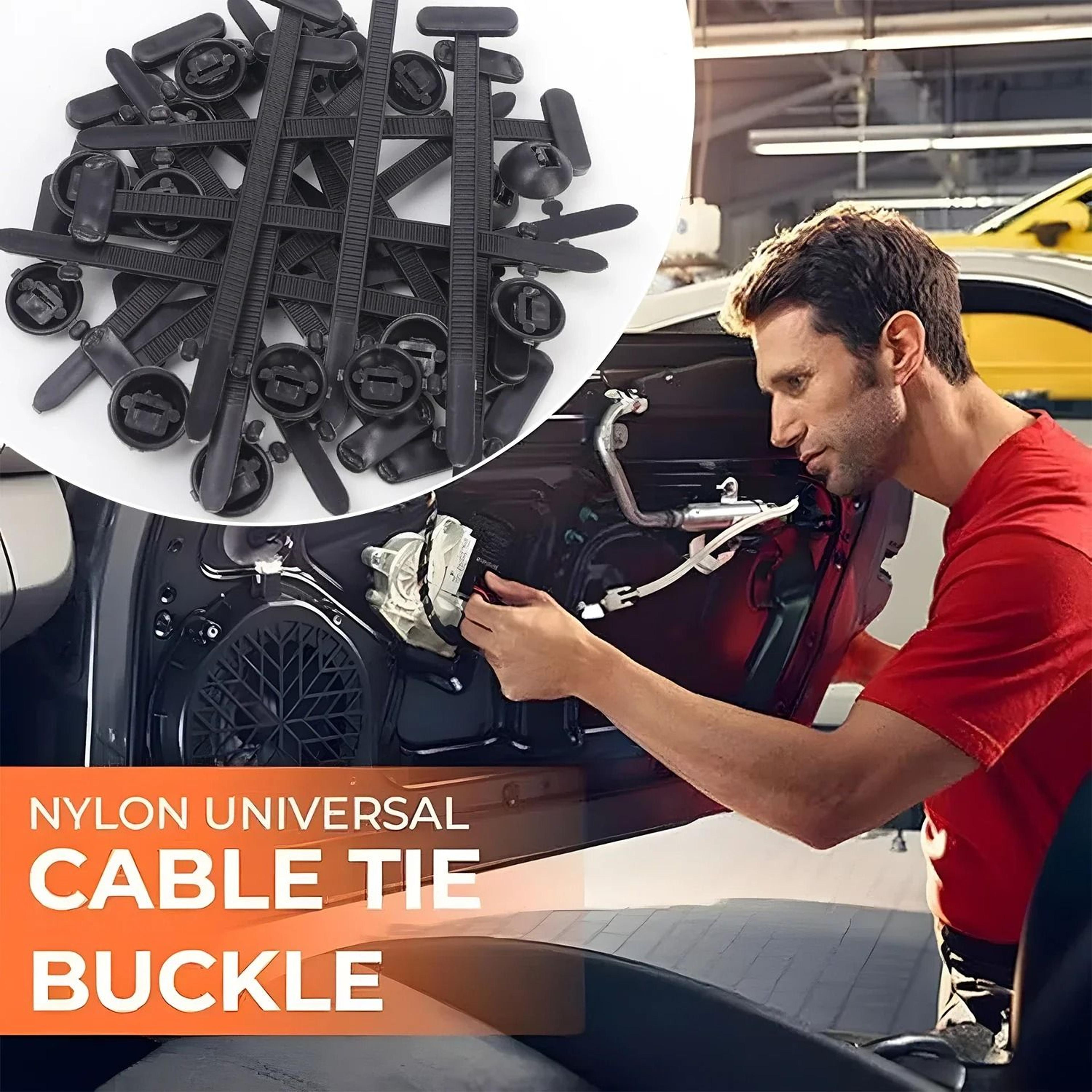 Nylon Cable Tie Buckle Clips For Car Panel Repair 11