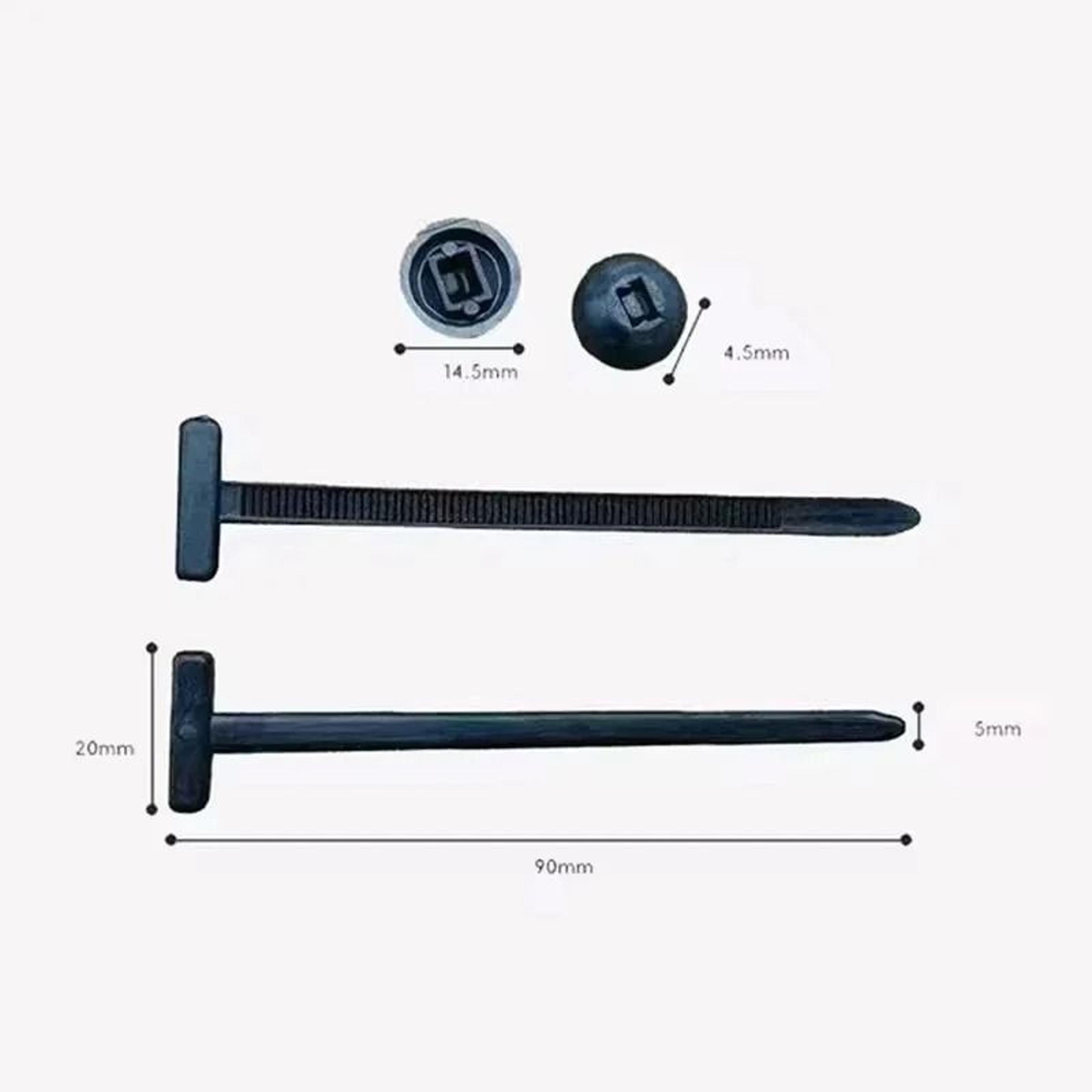 Nylon Cable Tie Buckle Clips For Car Panel Repair 10
