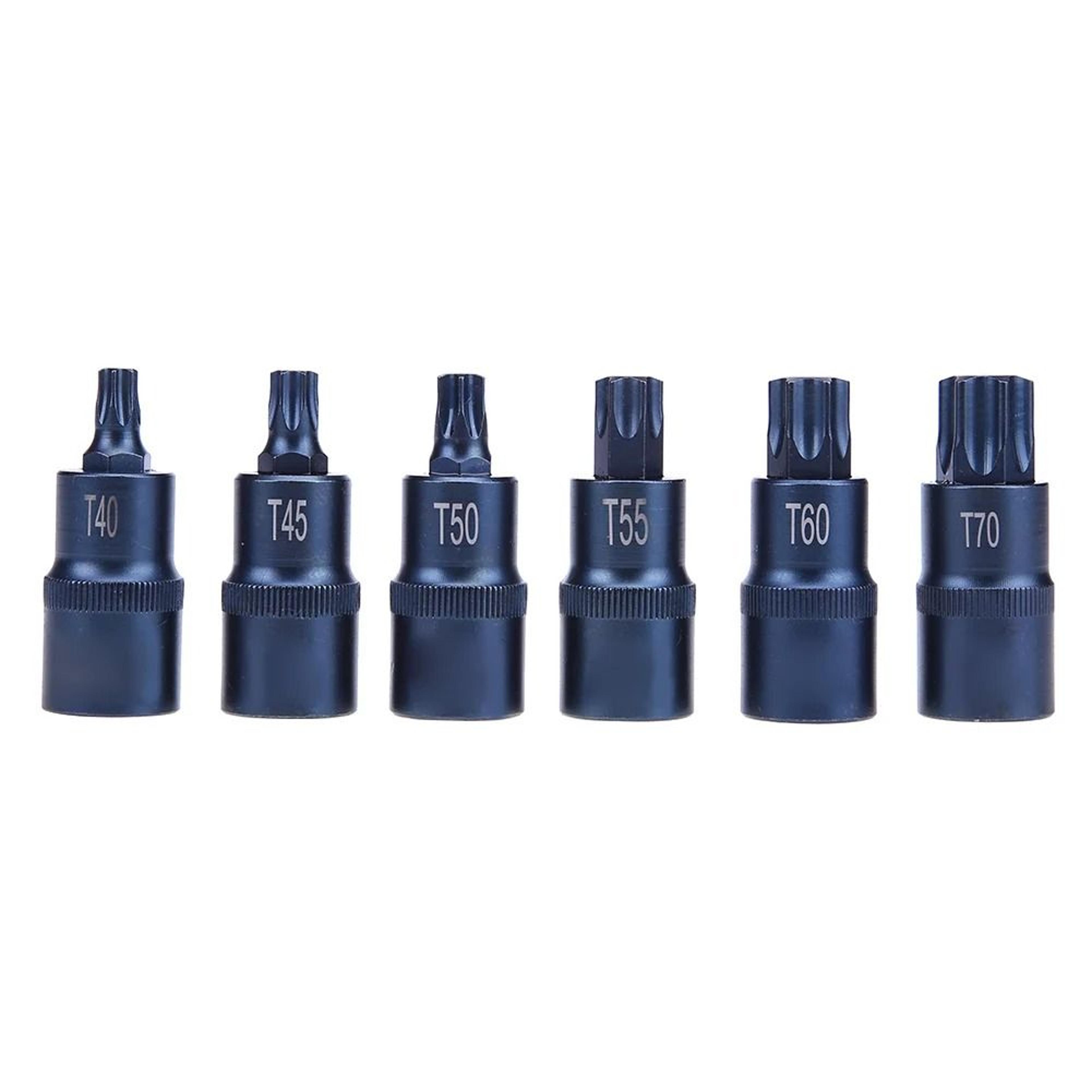 Half Inch Torx Screwdriver Bits For Ratchet Wrenches 8