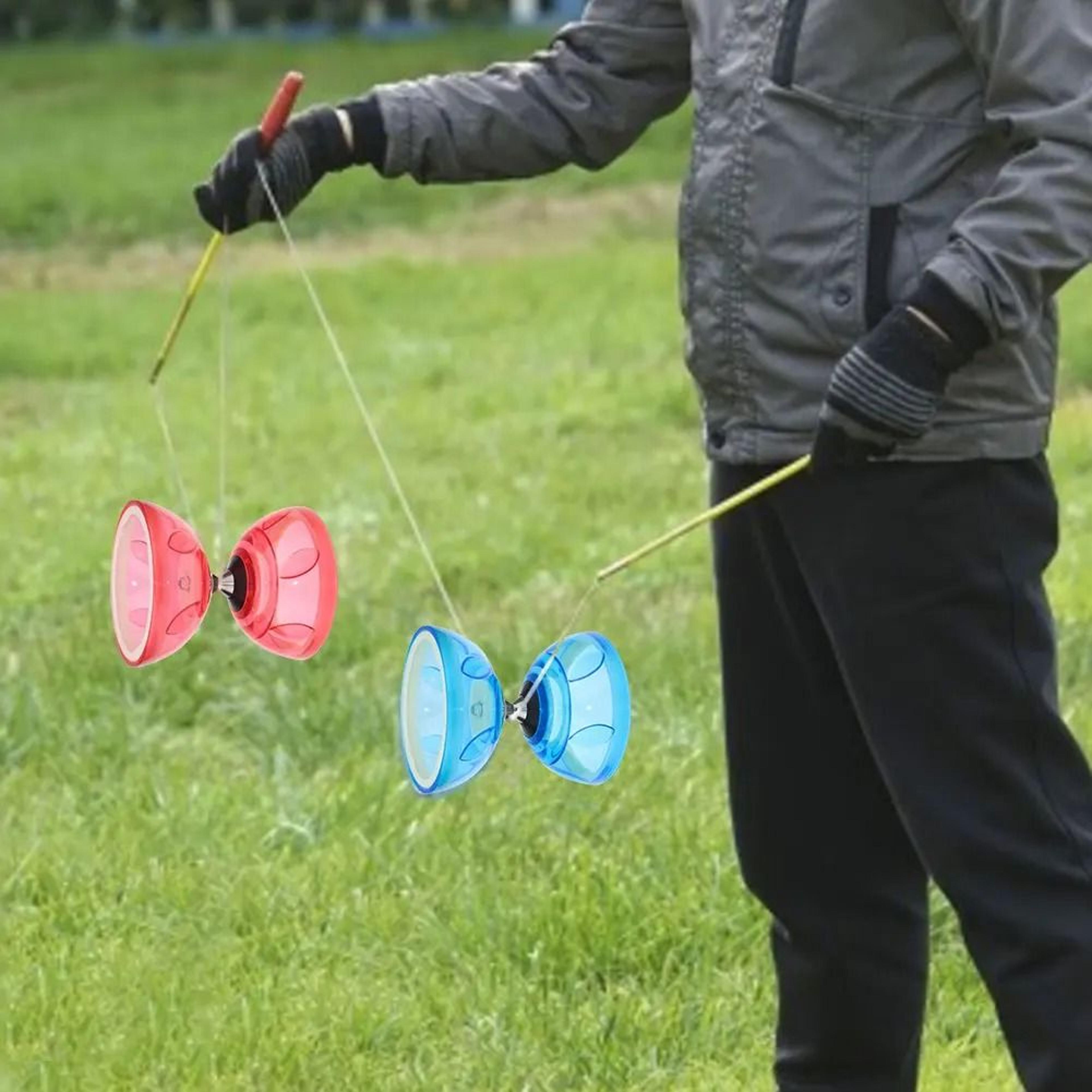 Triple Bearing Chinese Yoyo Diabolo Set For Kids And Adults 11
