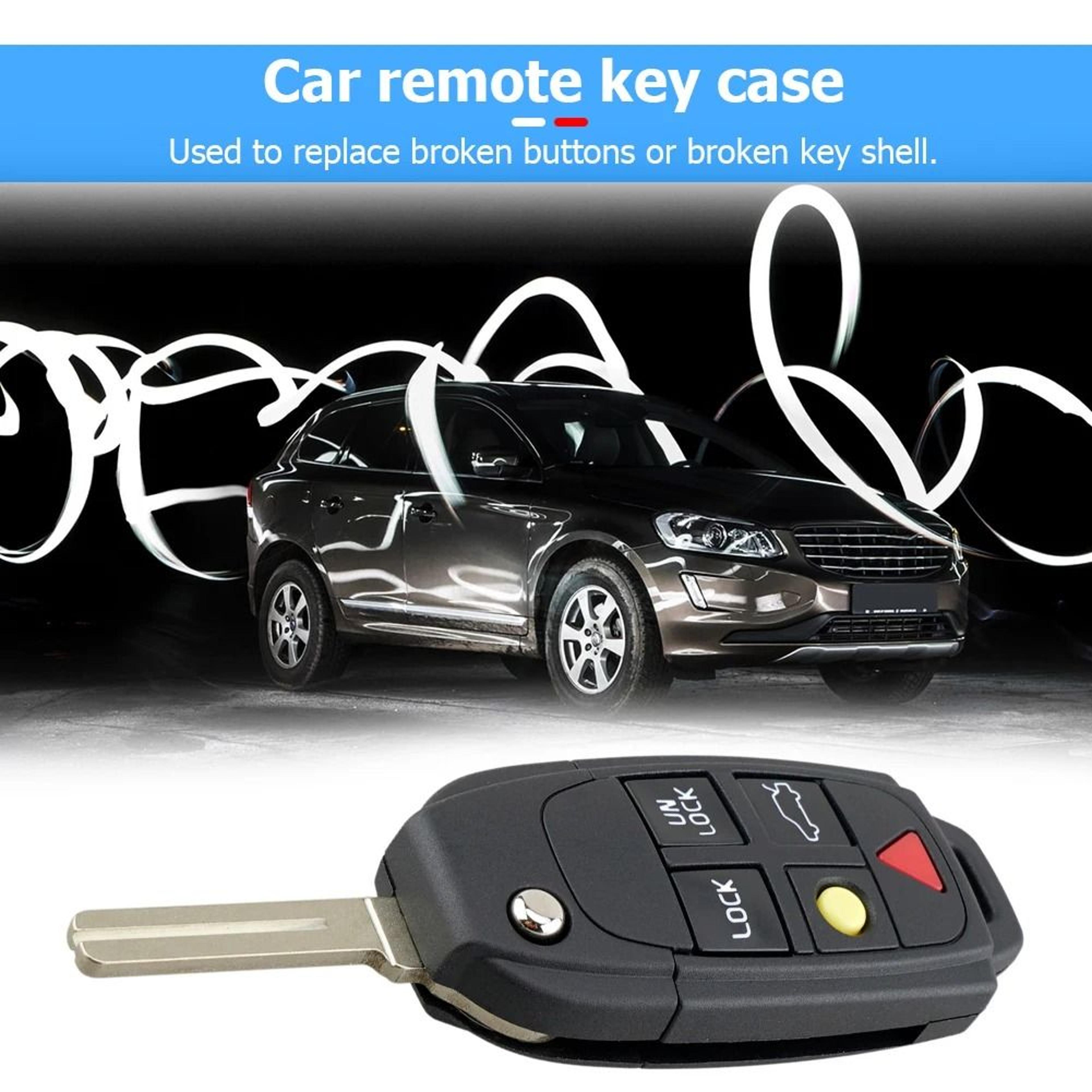 Volvo 5 Button Flip Car Key Case Replacement Shell 1