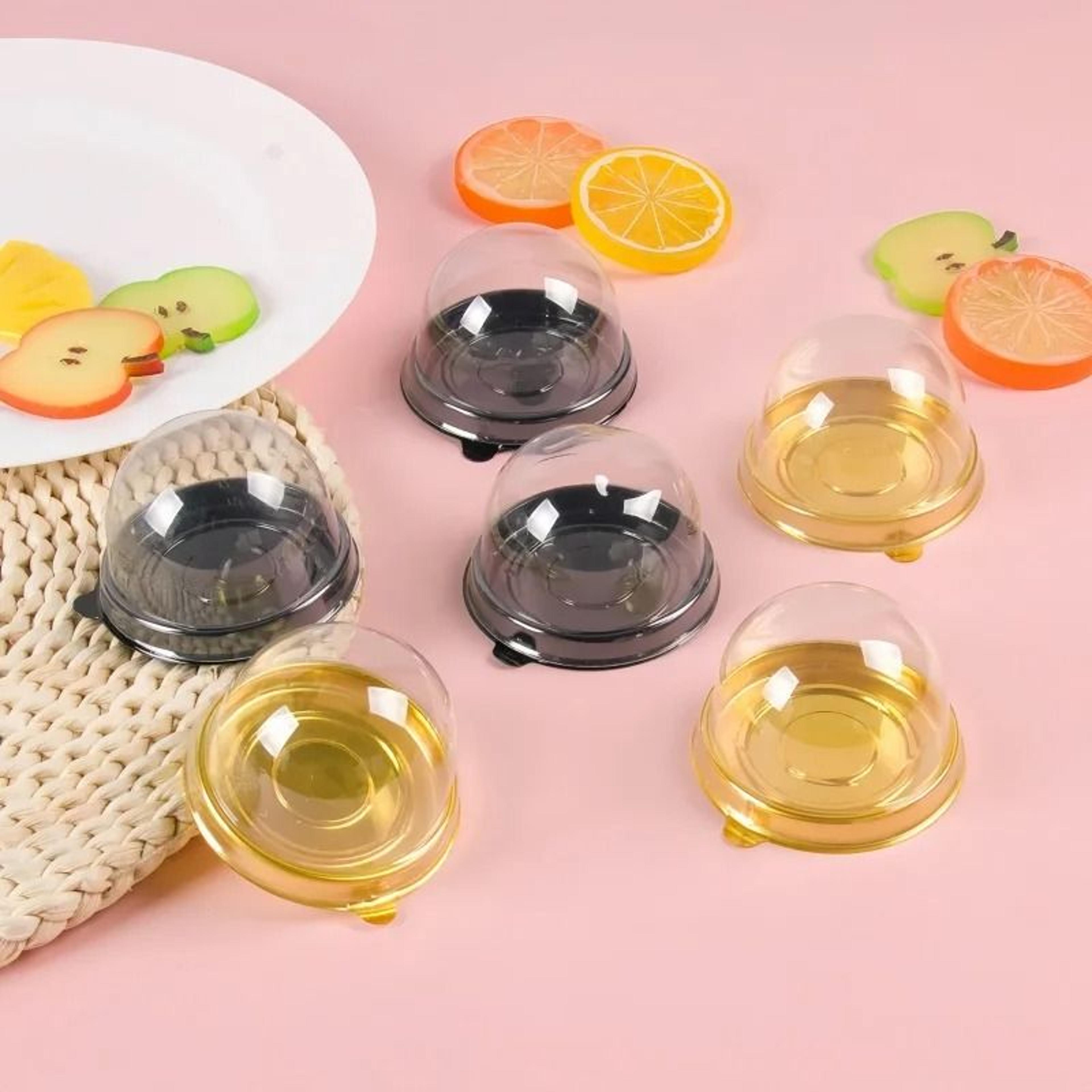 Clear Plastic Cake Boxes For Party Dessert Packaging 50 Pack 6