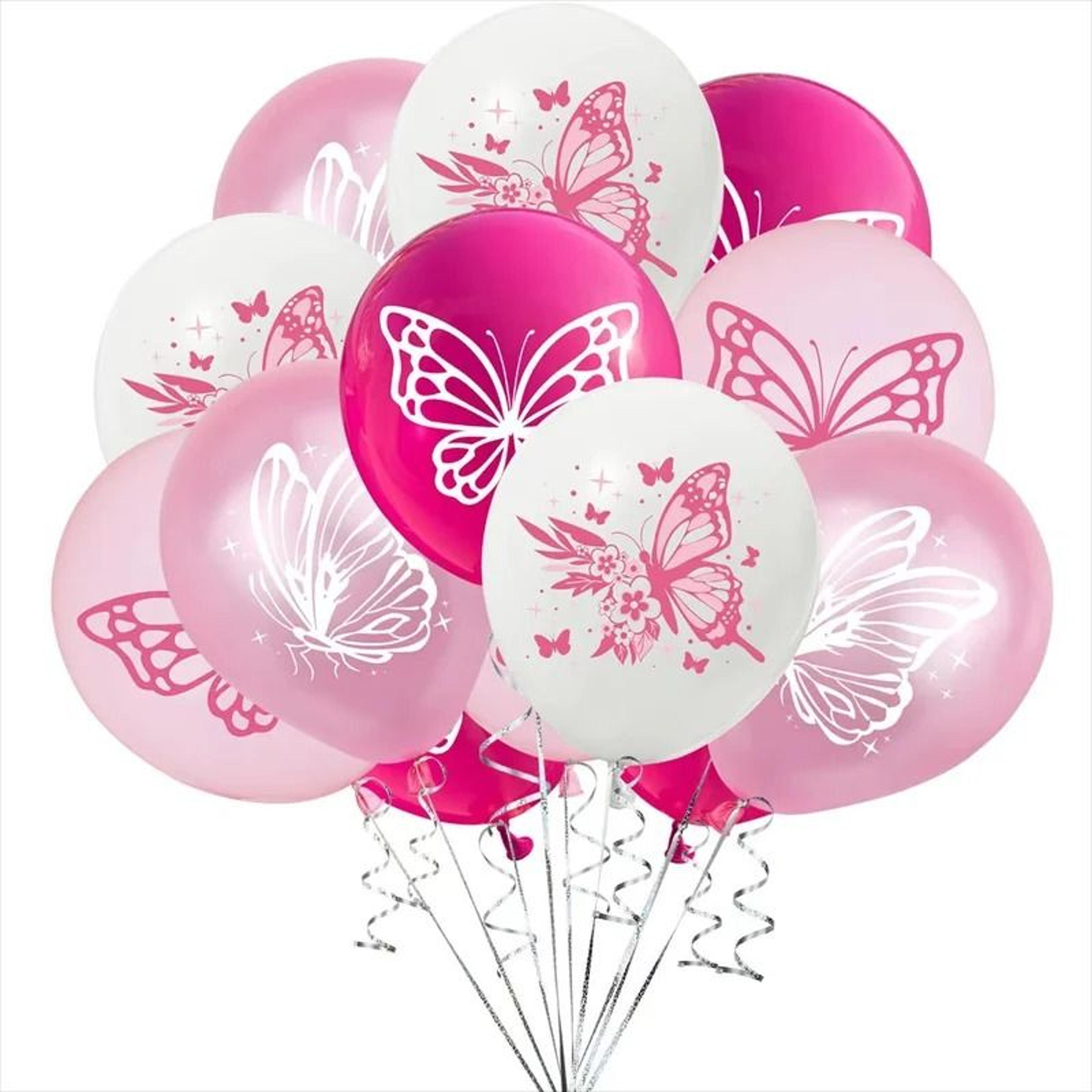 Butterfly Latex Balloons For Birthday Party Decor 12 Pack 7
