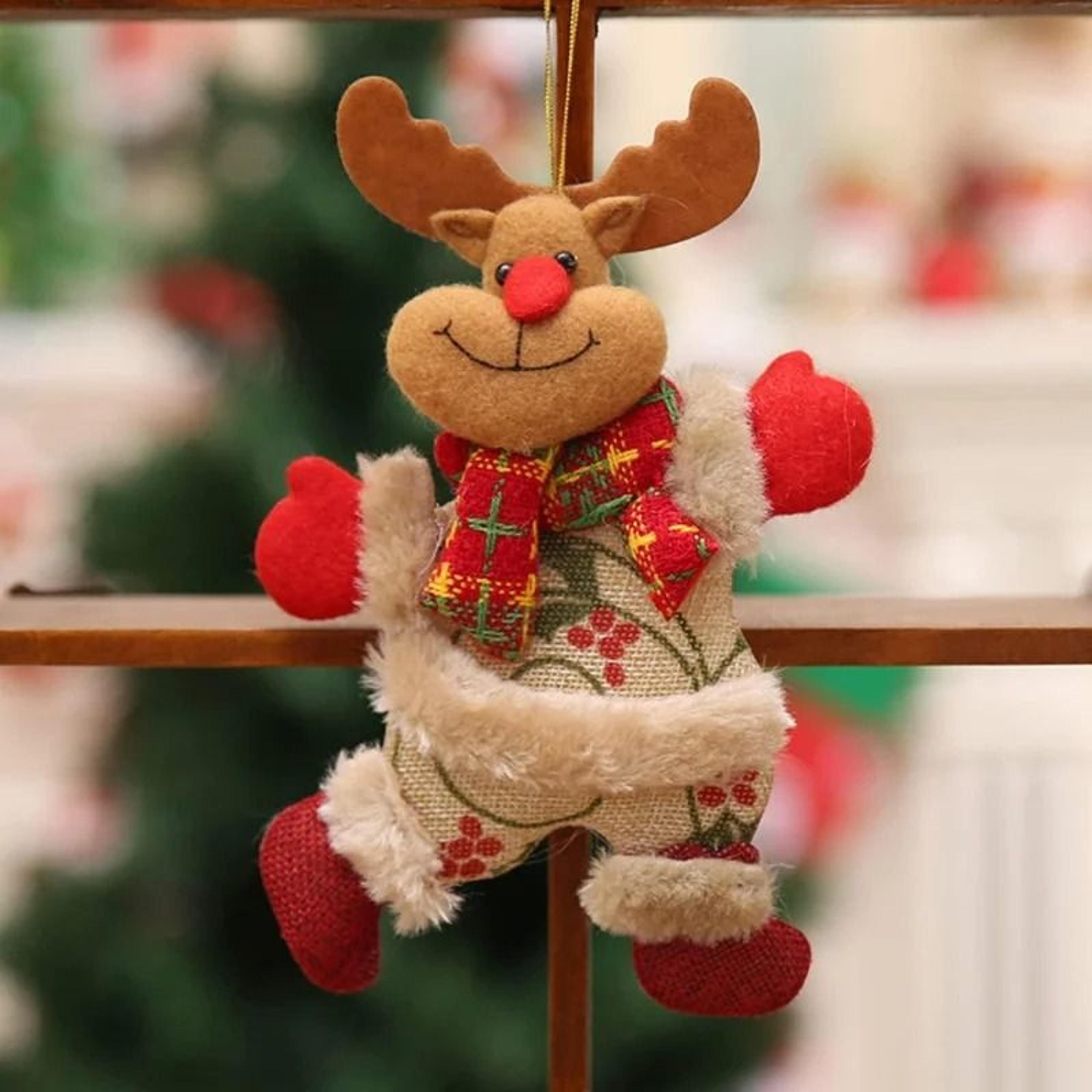 Plush Christmas Hanging Ornaments For Tree Decor 6