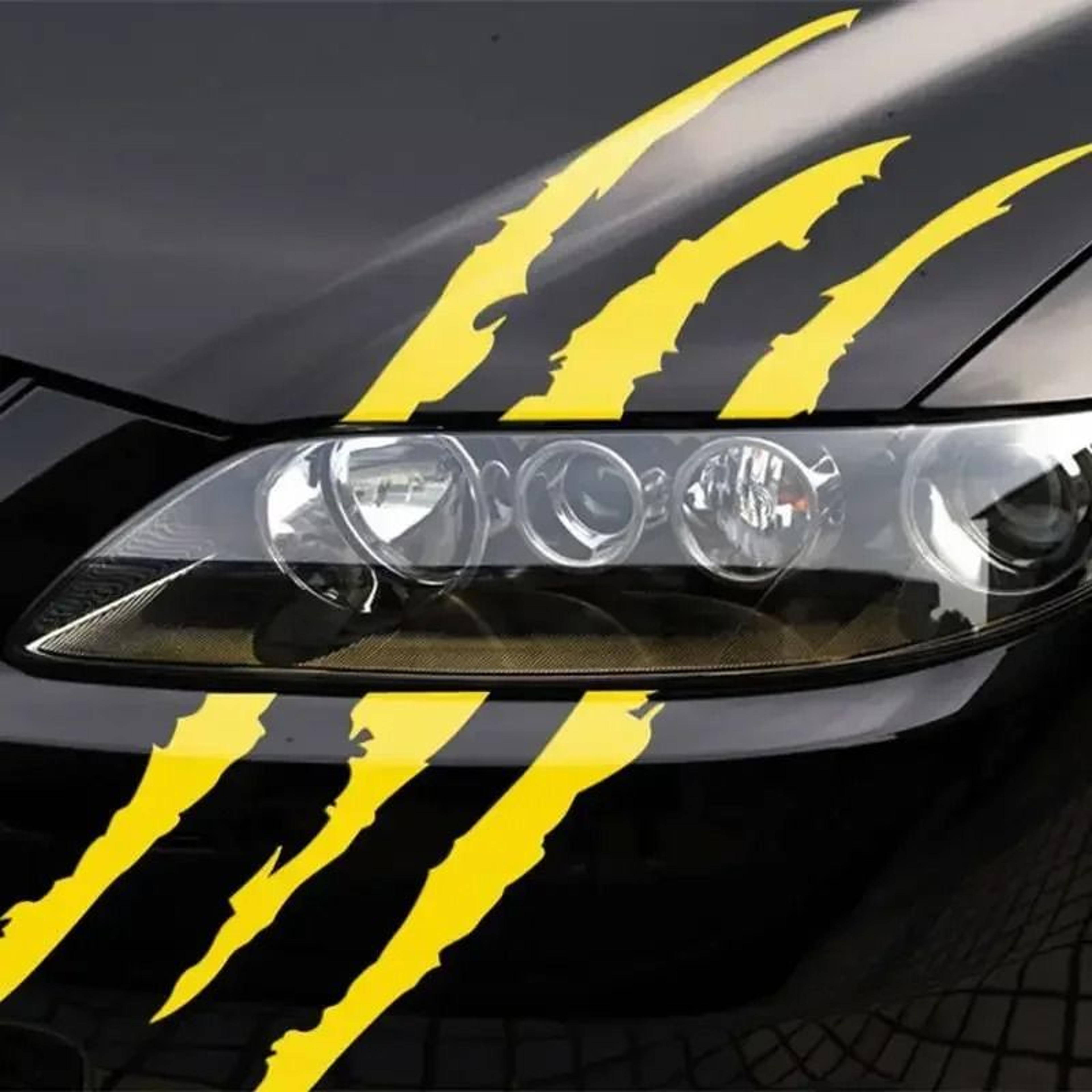 Reflective Ghost Claw Headlight Stickers For Car Decor 4