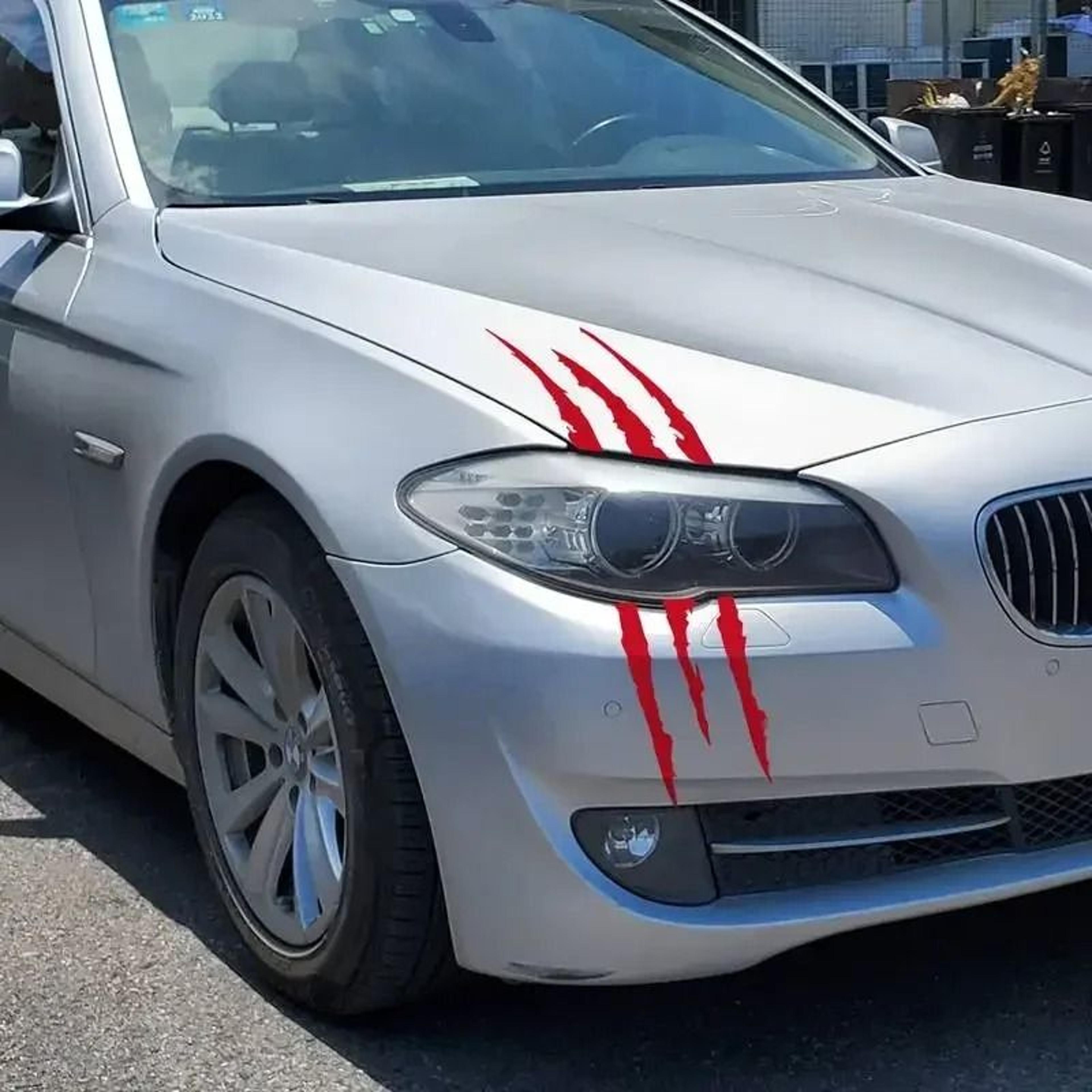 Reflective Ghost Claw Headlight Stickers For Car Decor 6