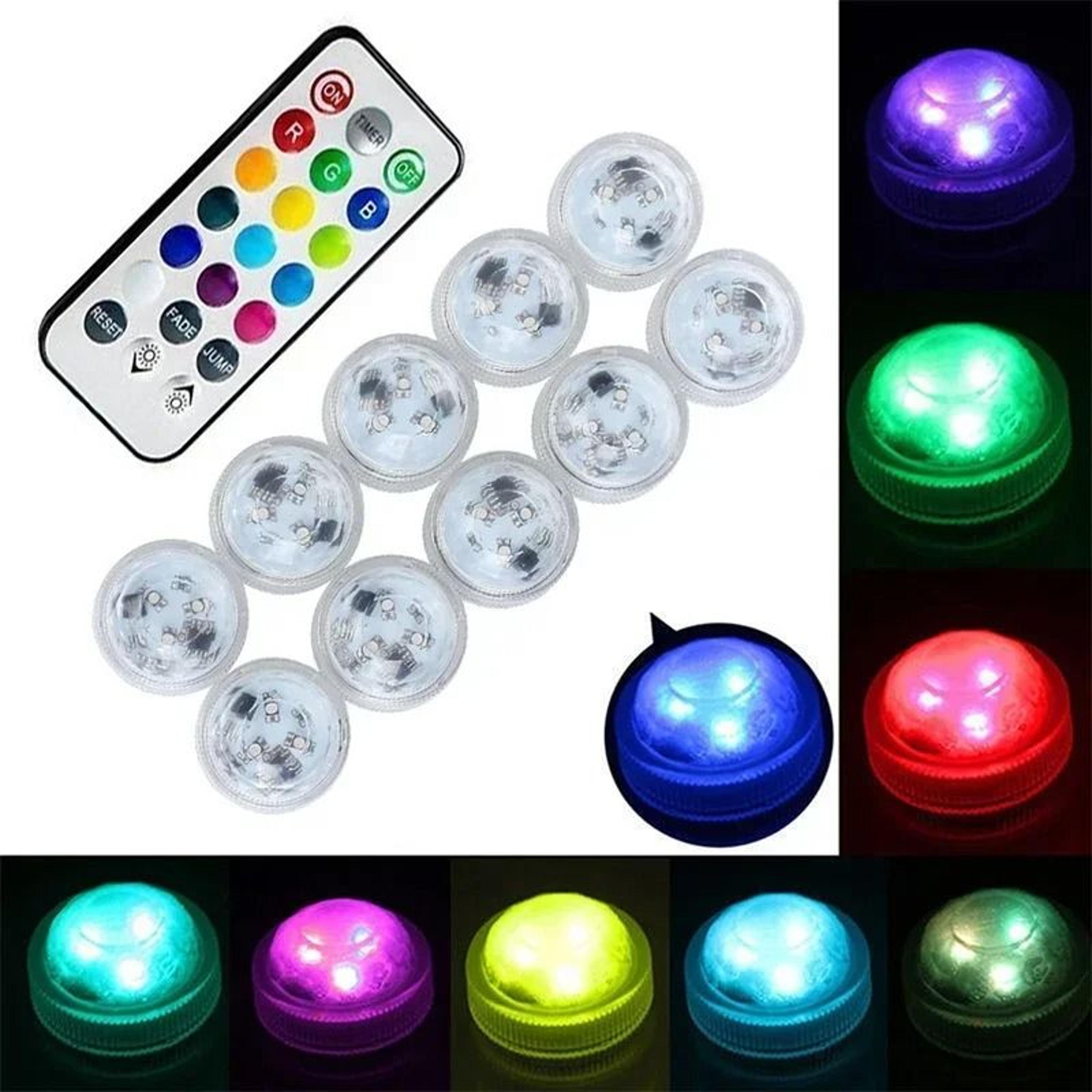 Wireless Adhesive LED Car Interior Ambient Light With Remote 10