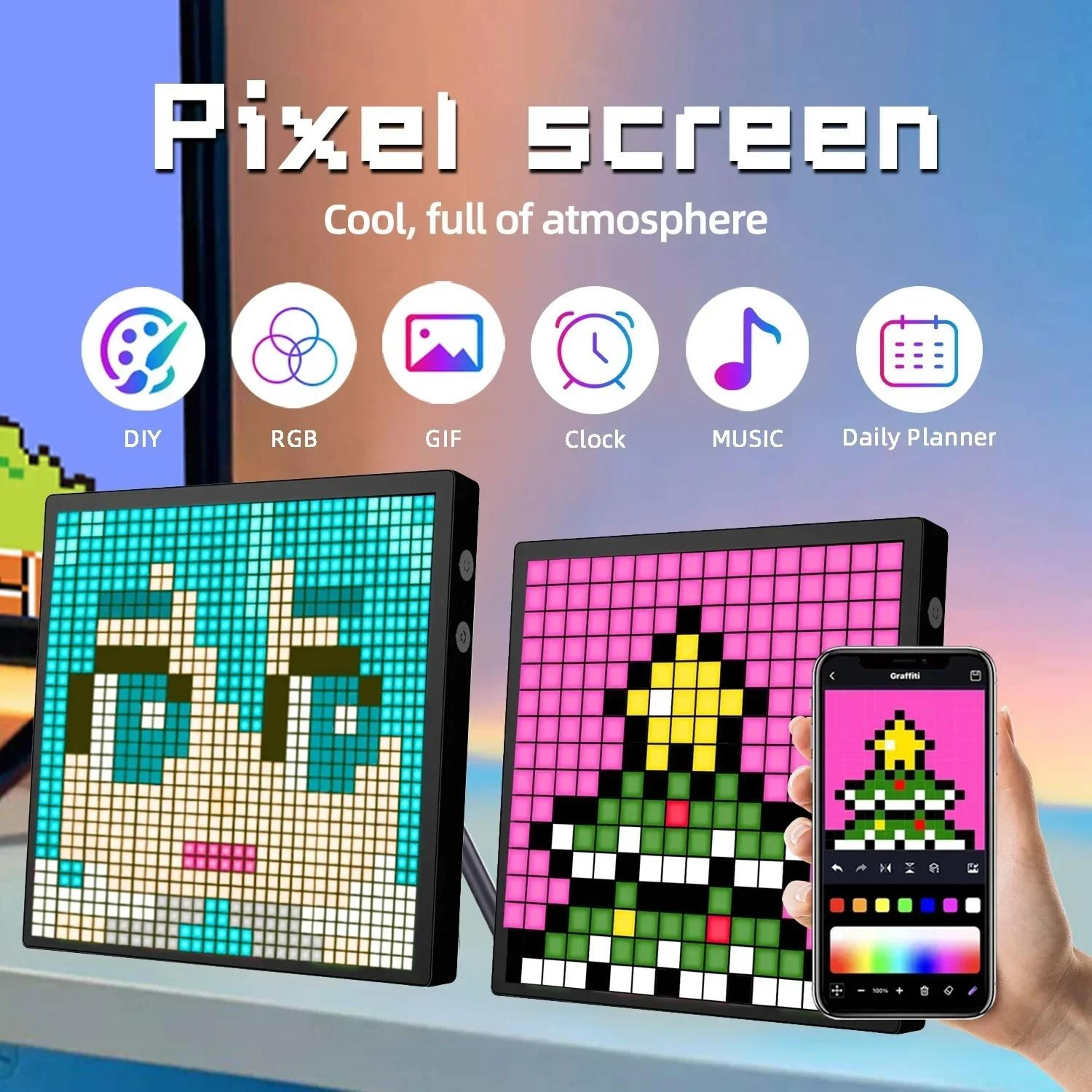 smart rgb led pixel display for gaming room decor