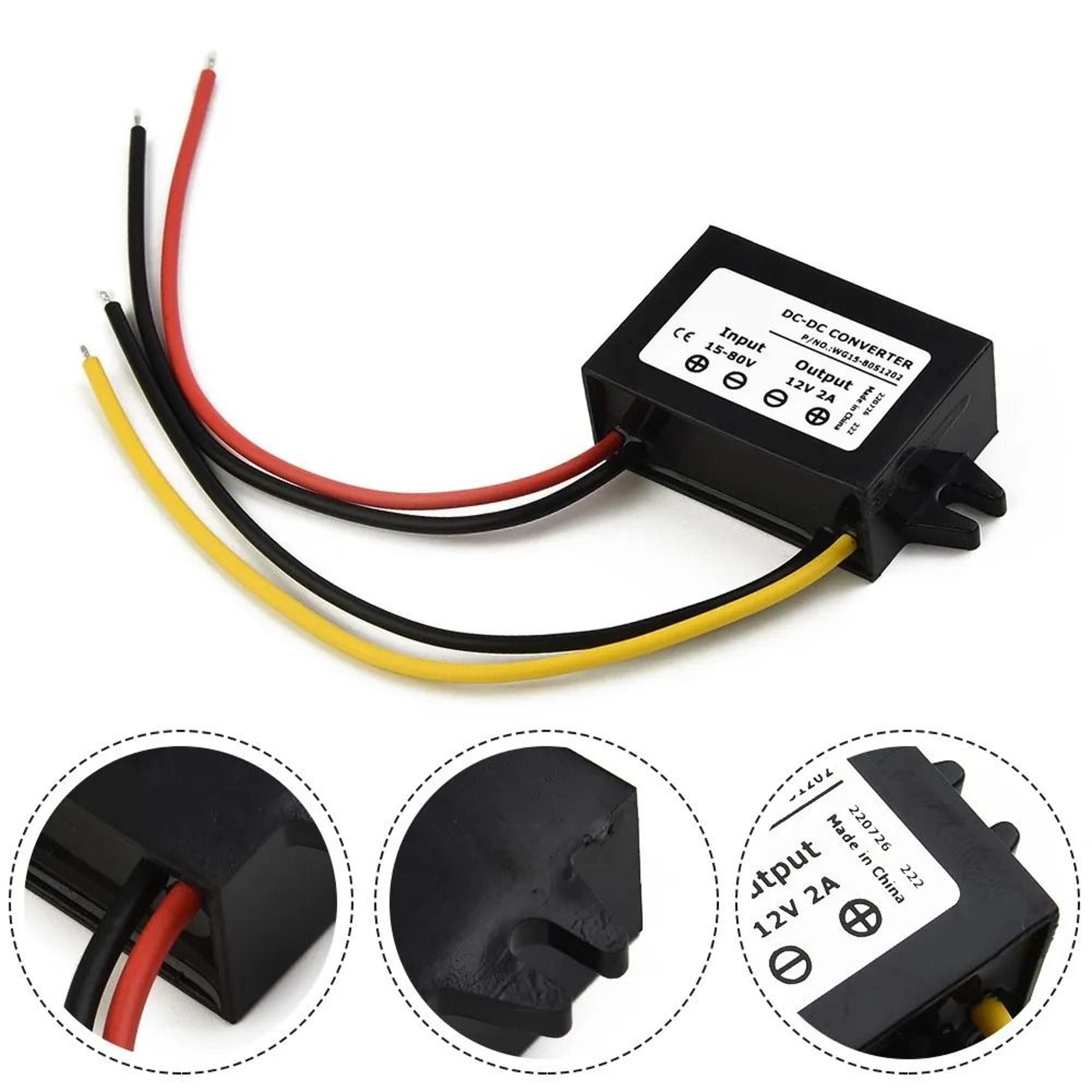 Wide Input DC DC Step Down Converter 12V Regulator Module 4