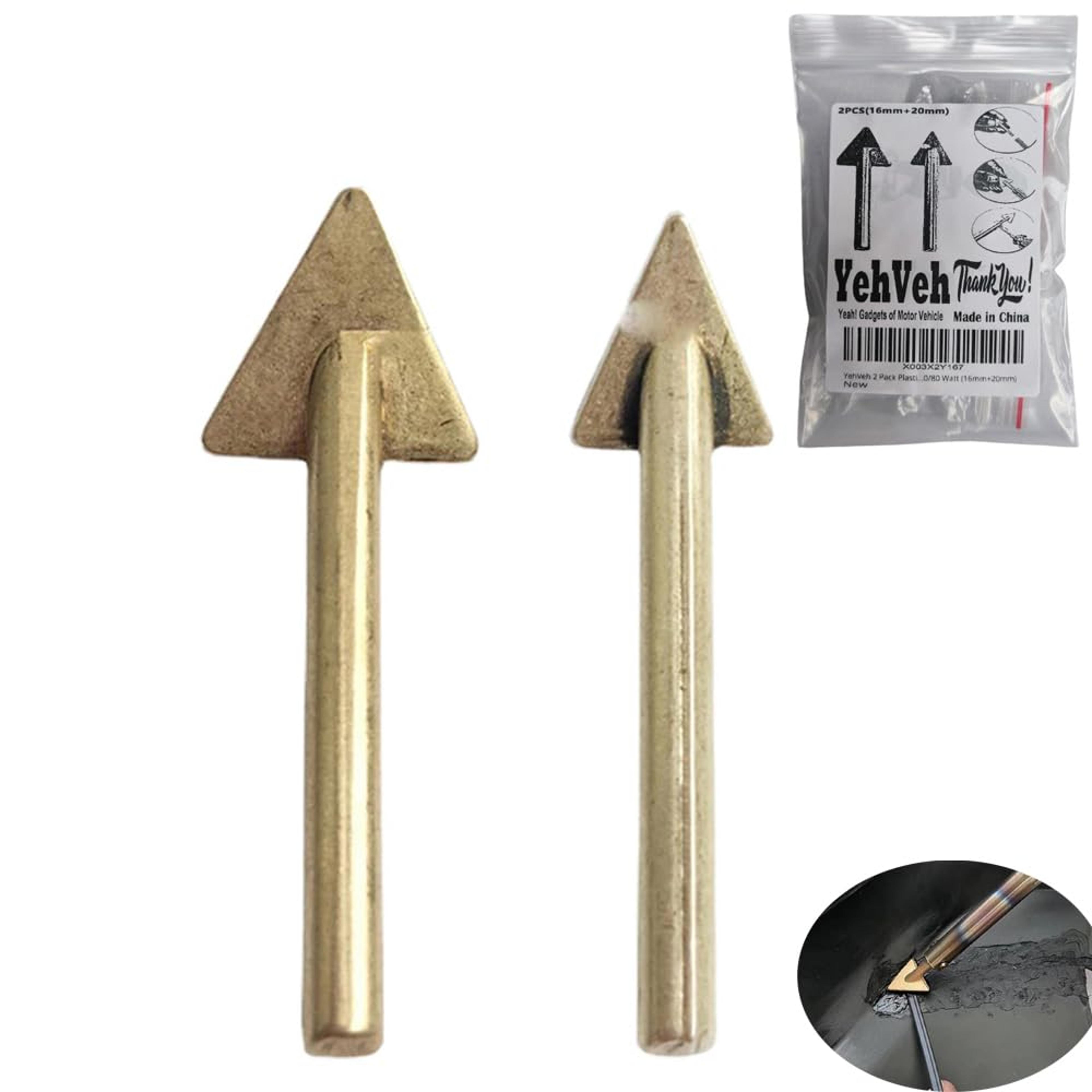 3 Piece Plastic Welding Tip Set For 80W Iron And Auto Bumper Repair 3