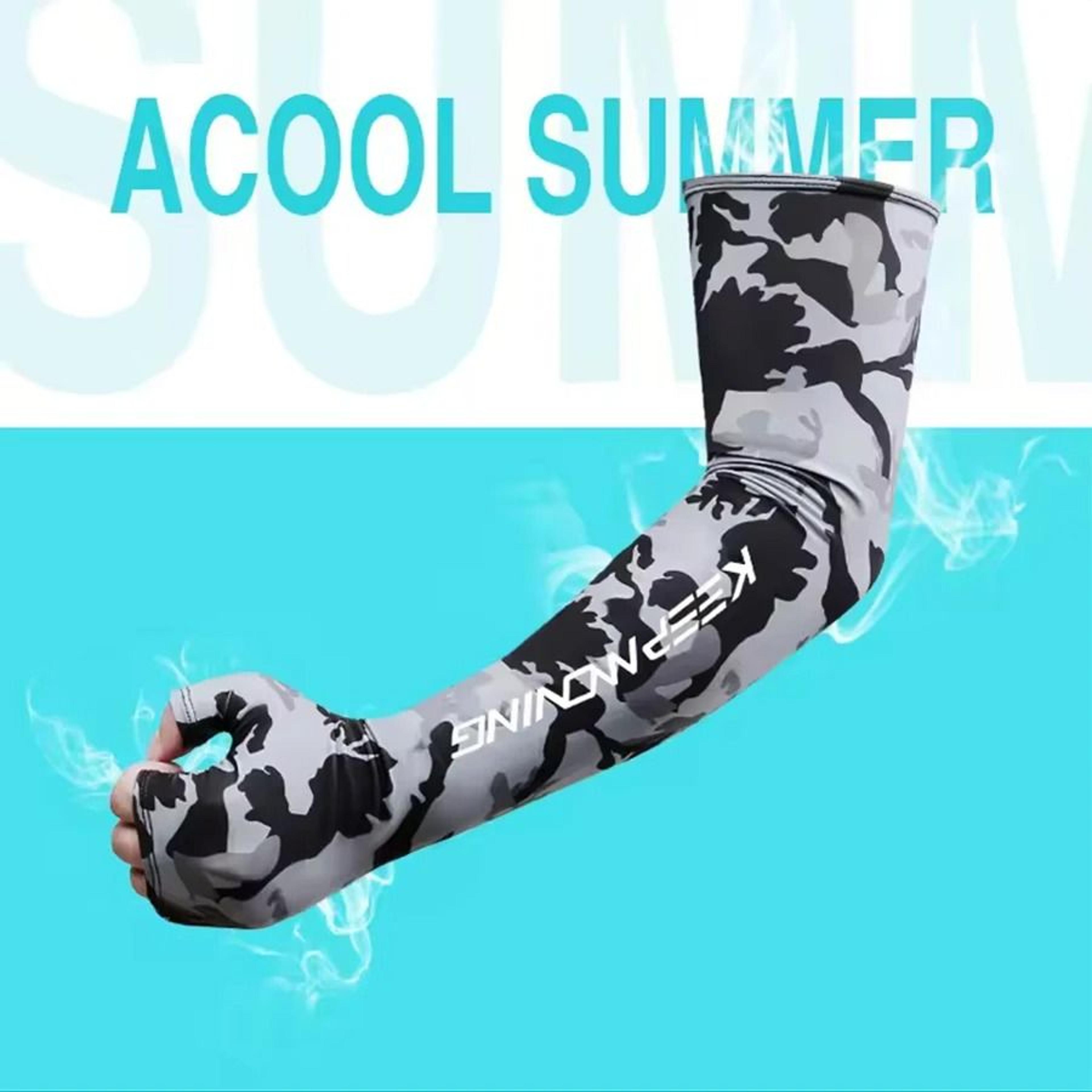 Ice Silk Sun Protection Arm Sleeves For Cycling 7