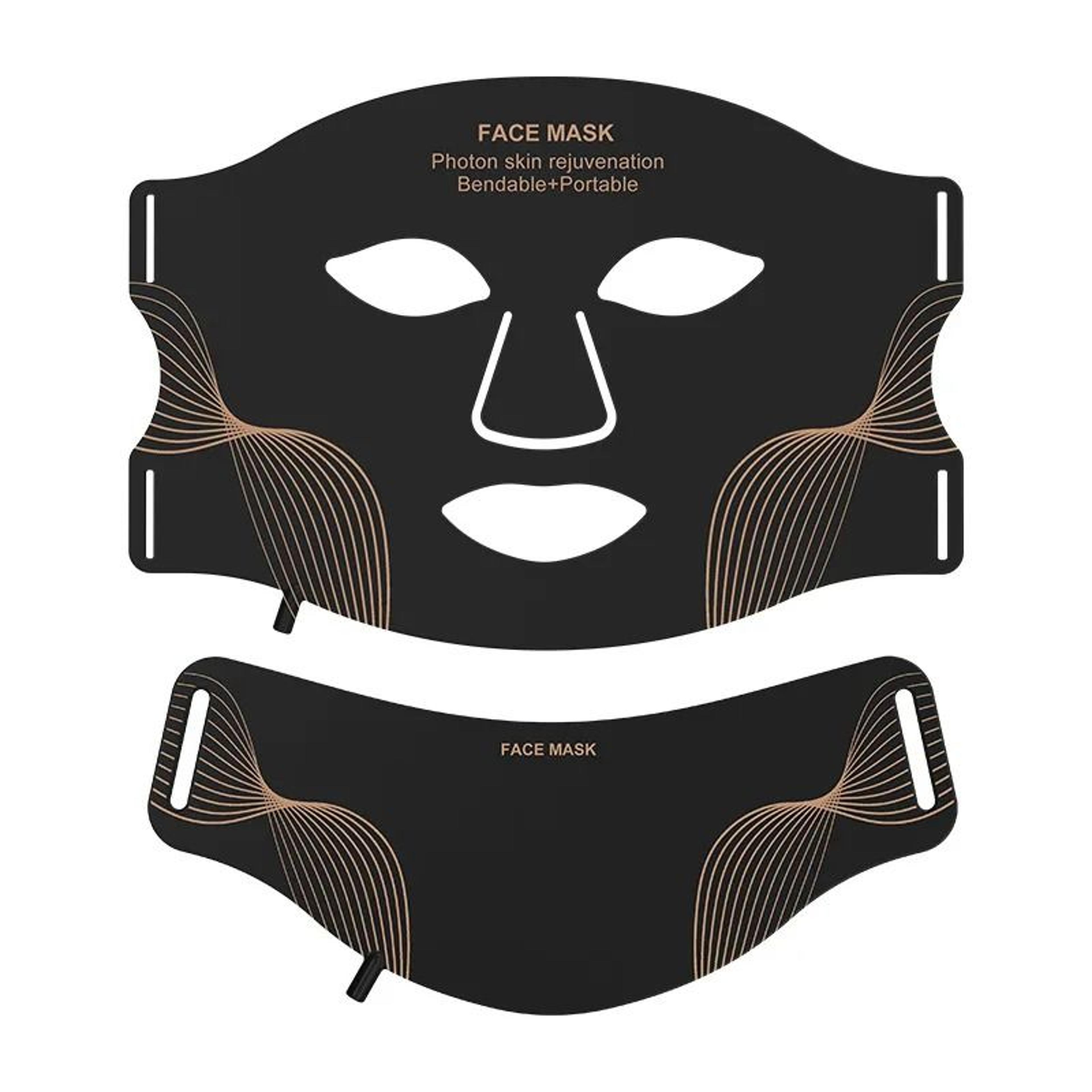 7 Color LED Face And Neck Light Therapy Mask 10