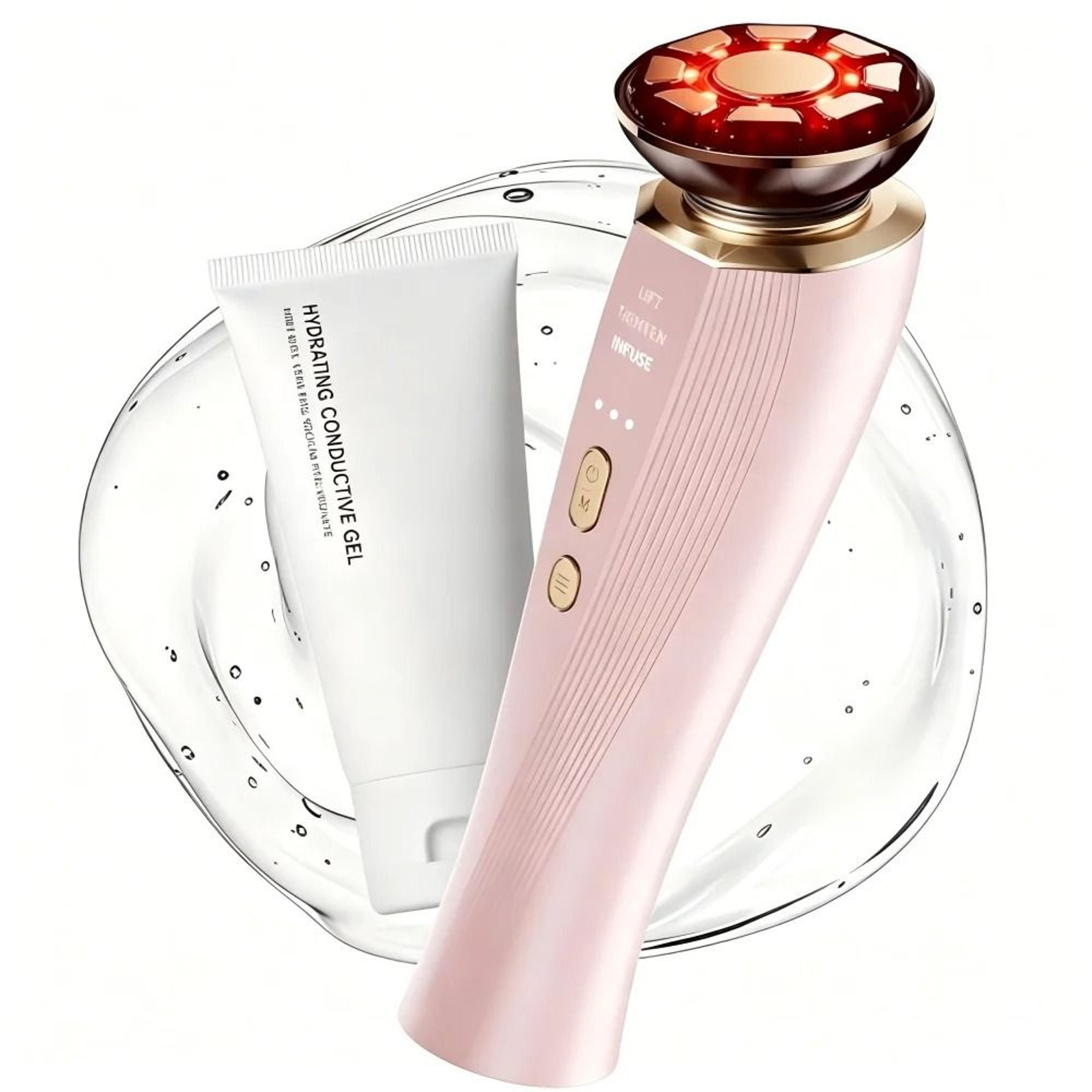 3 In 1 Red Light V Shape Face Lifting Massager 3
