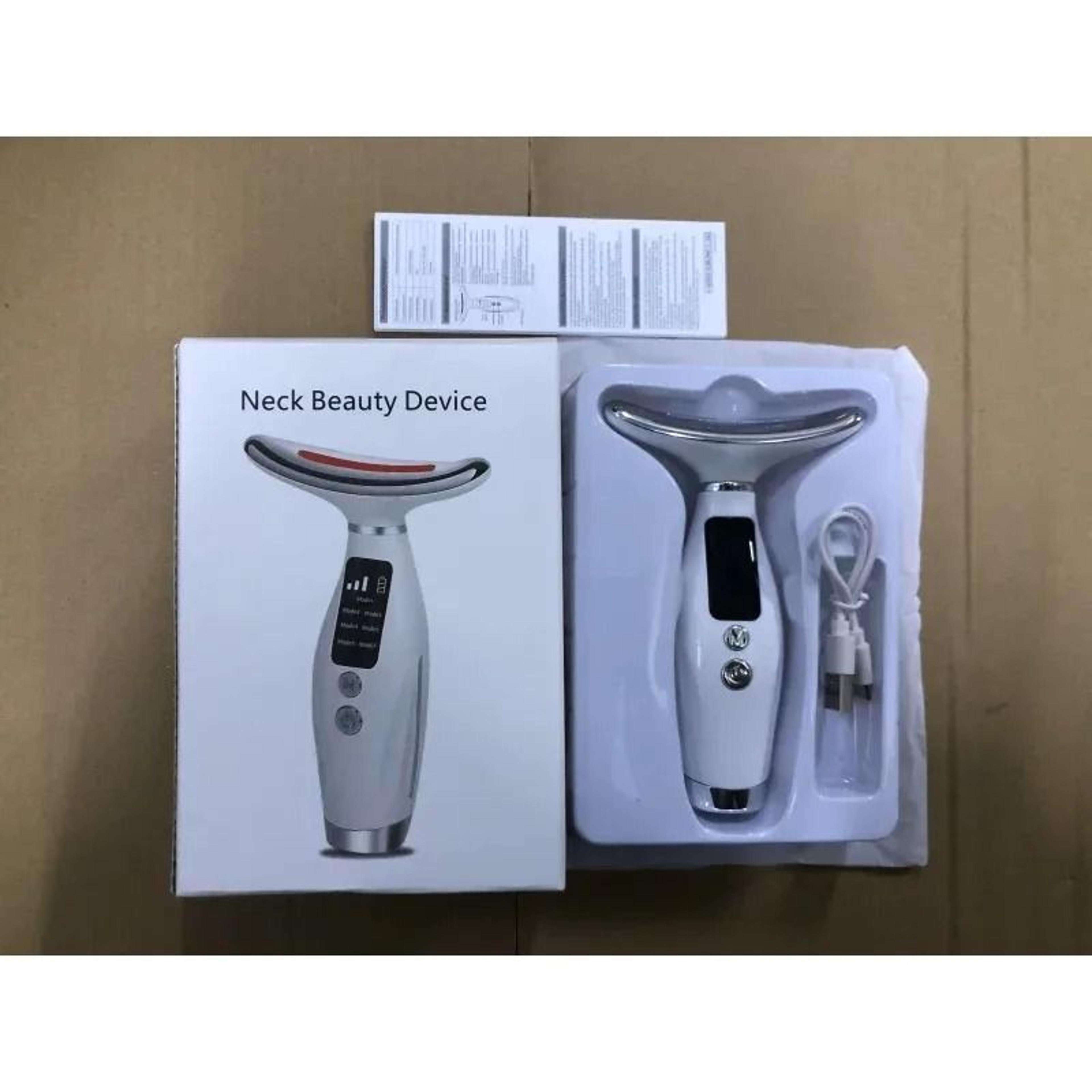 LED Light Therapy Face Massager With 7 Colors And Neck Care 1