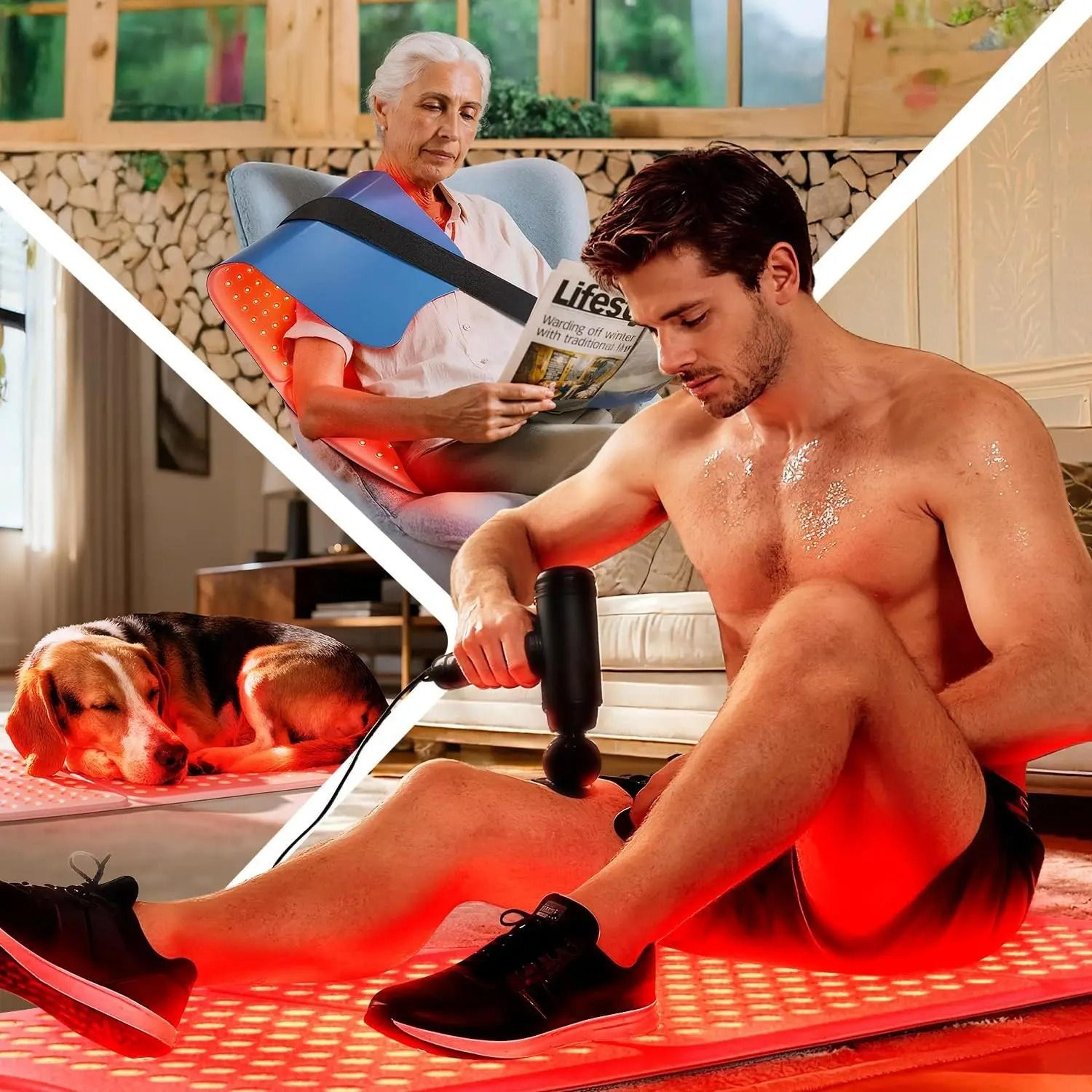 Red Light Therapy Pad 660nm 850nm Near Infrared Body Mat 20