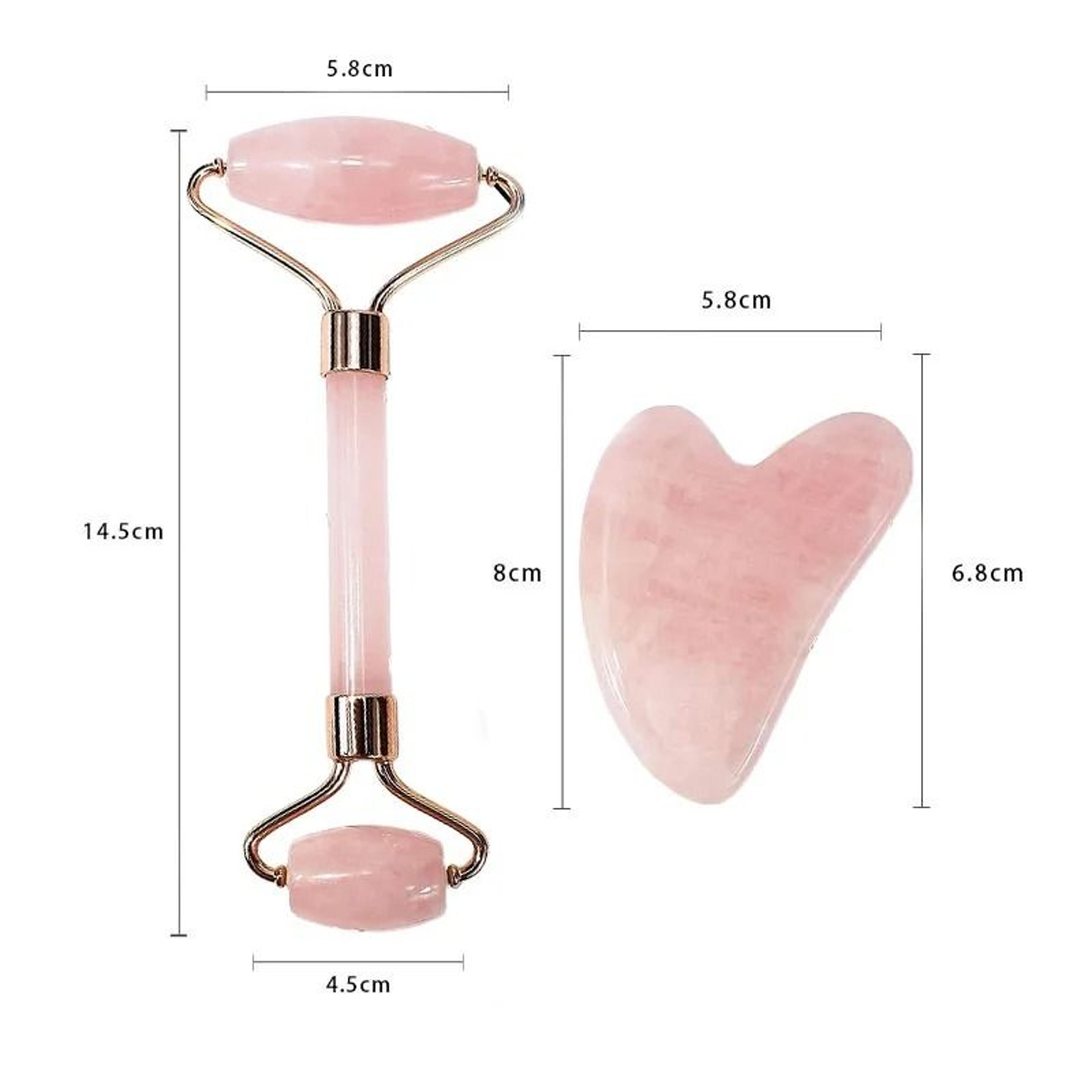 Gua Sha Facial Set With Roller Face Sculpting Massage Tools 4