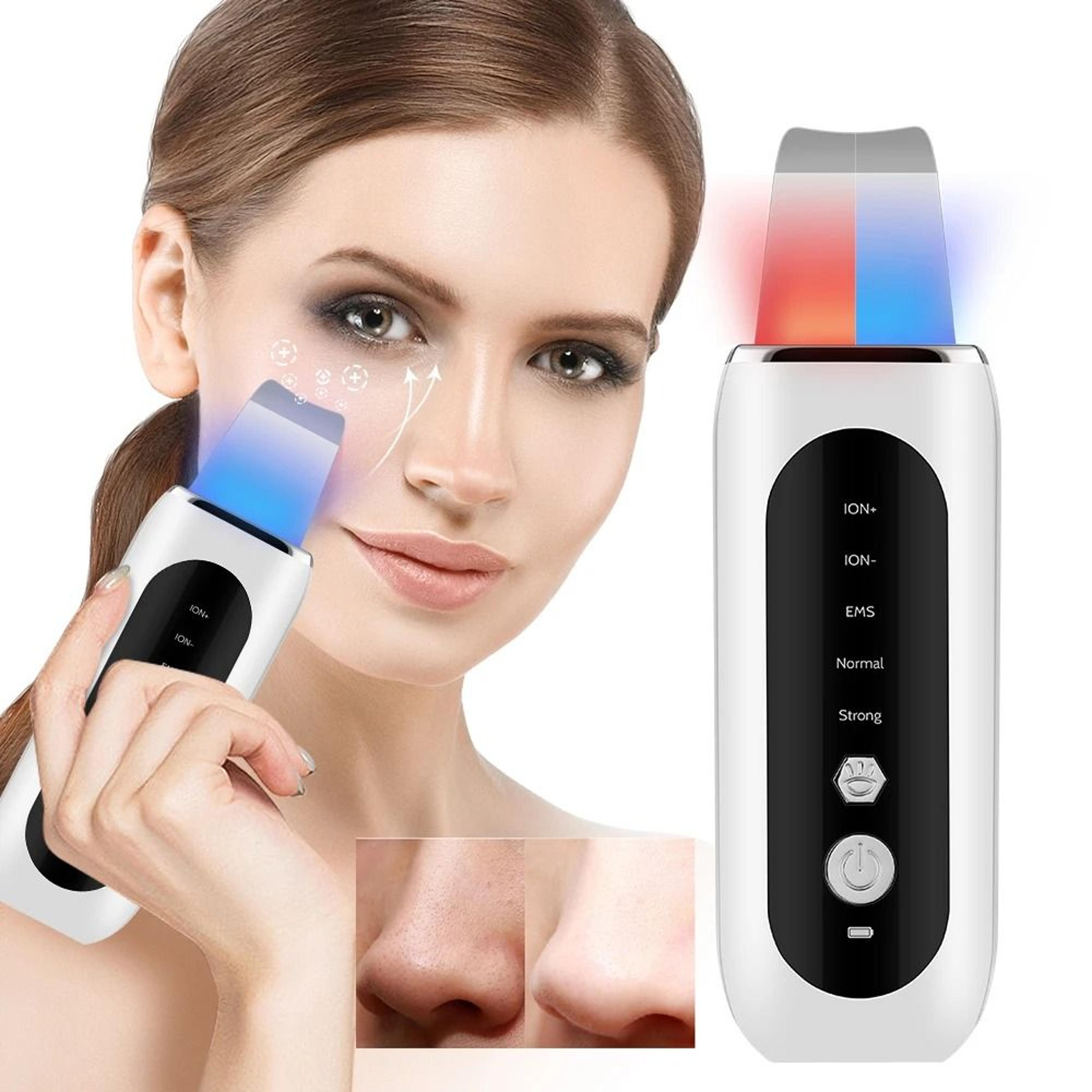 Ultrasonic Skin Scrubber Facial Pore Cleaner And Blackhead Remover 8