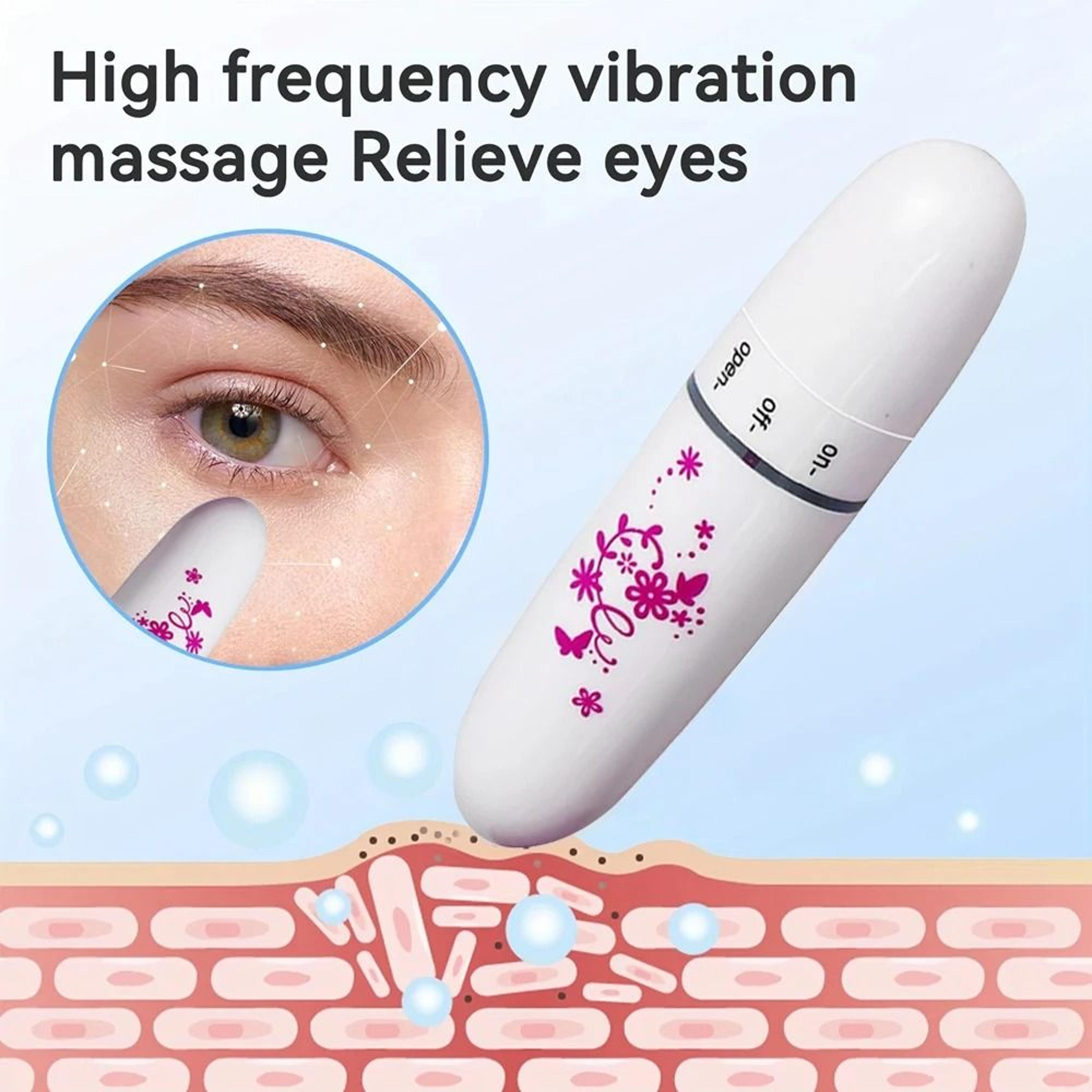 Electric Eye Massager Vibration Face Massage Bar For Fine Lines 0