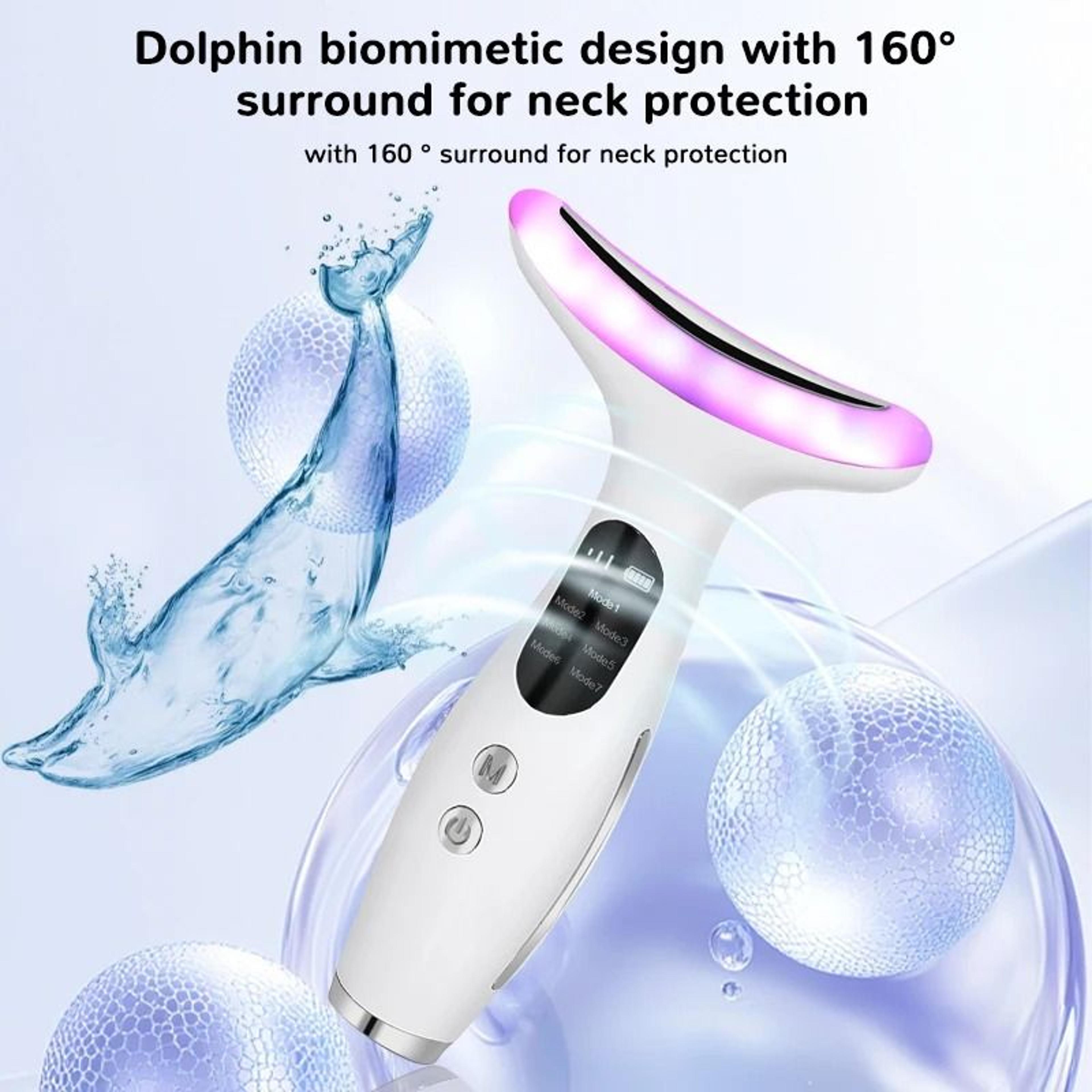 7 Color Face And Neck Massager Thermal Galvanic Skin Care Device 3