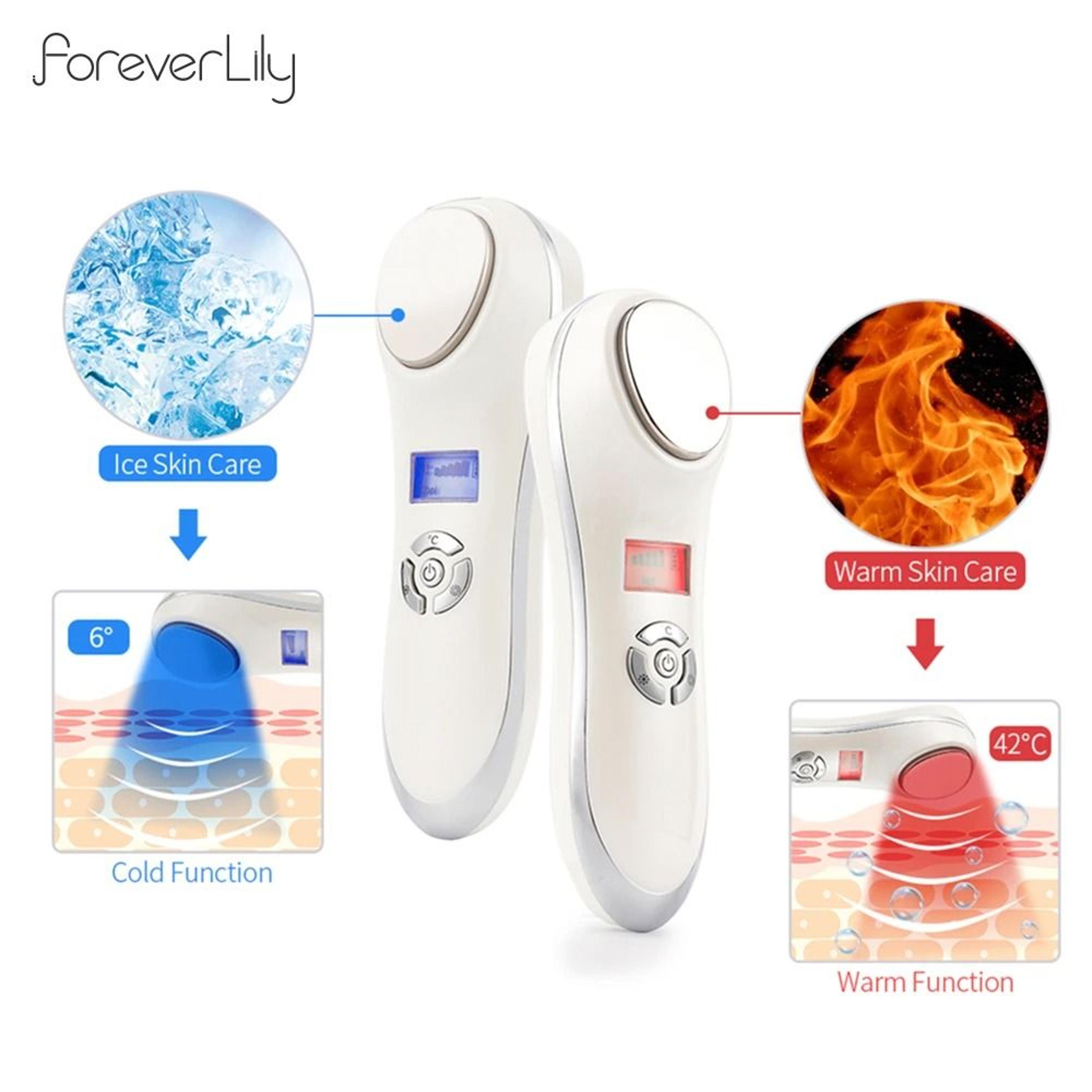 Hot Cold Facial Vibration Massager For Skin Care 6