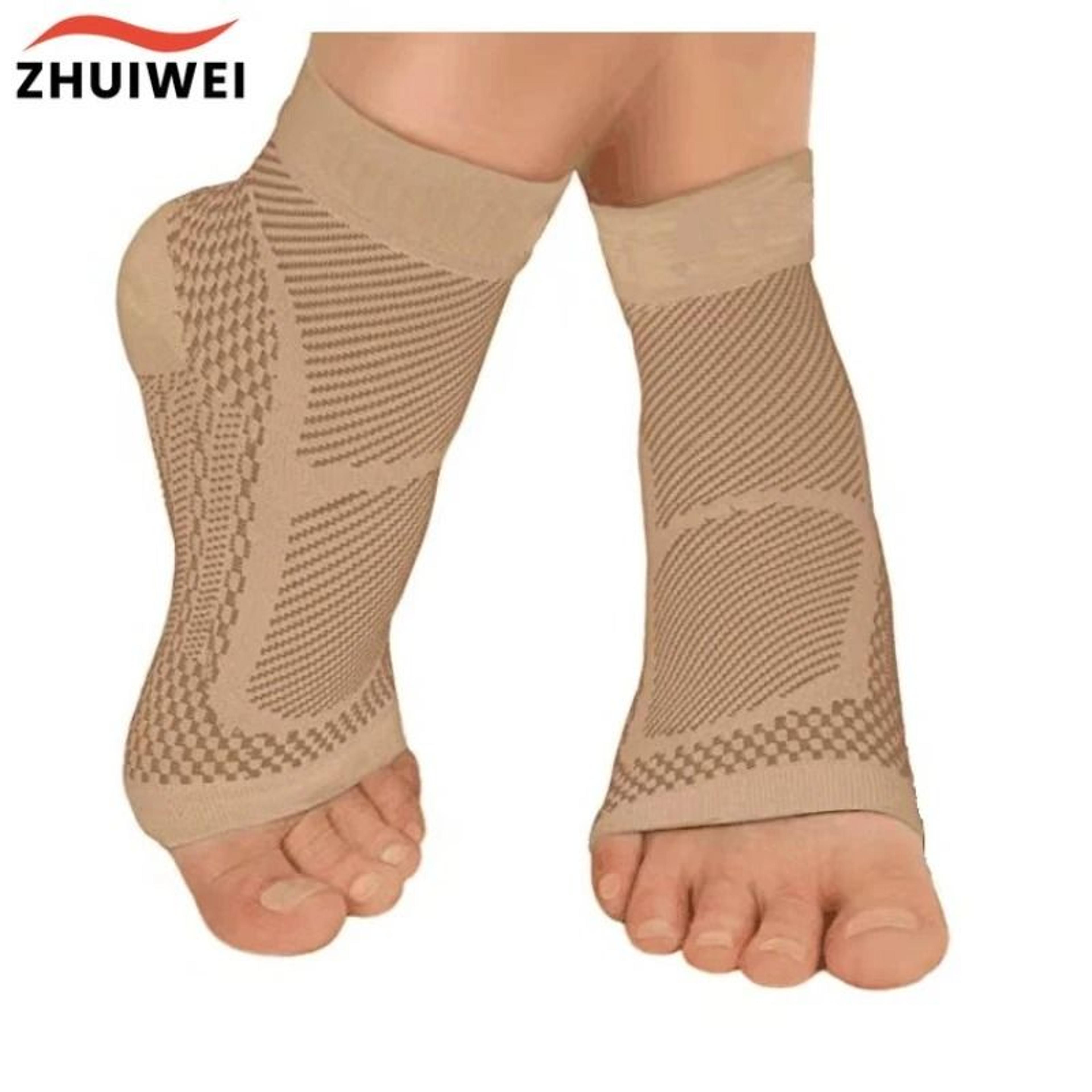 ankle compression sleeves with arch support