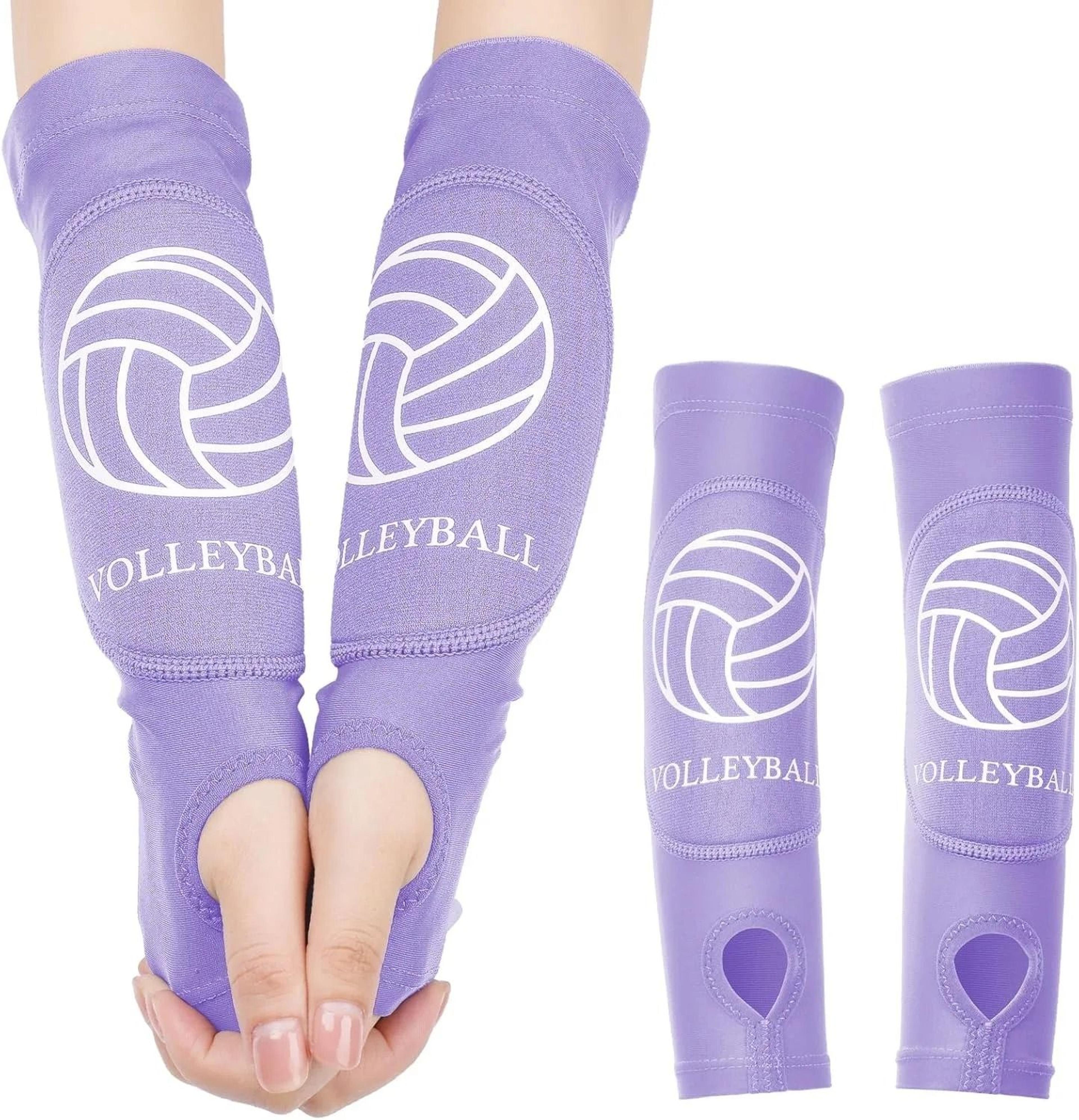 youth volleyball padded arm sleeves with wrist guards