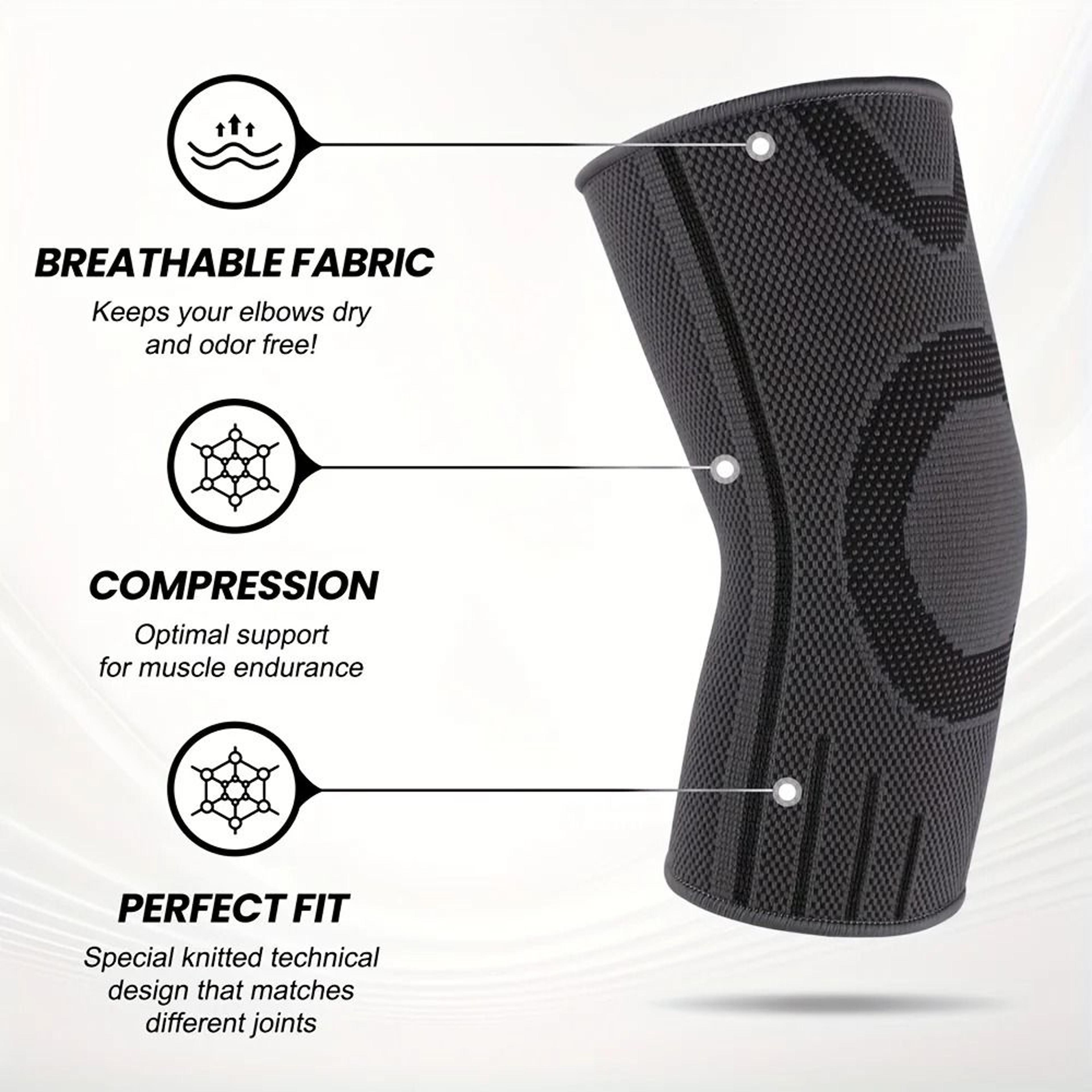 Adjustable Wraparound Tennis Elbow Support Sleeve 8