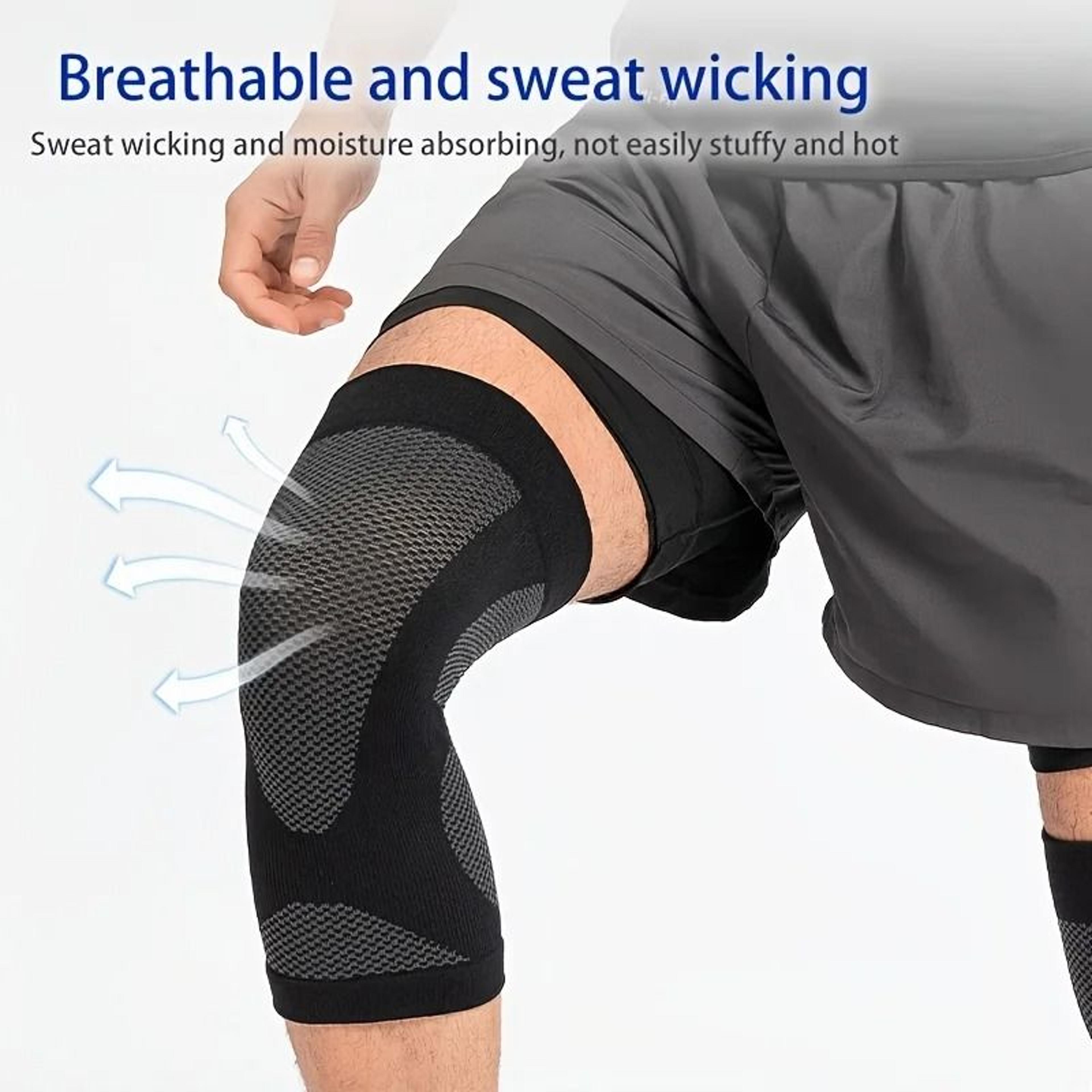 Ultra Thin Non Slip Knee Compression Sleeves 4
