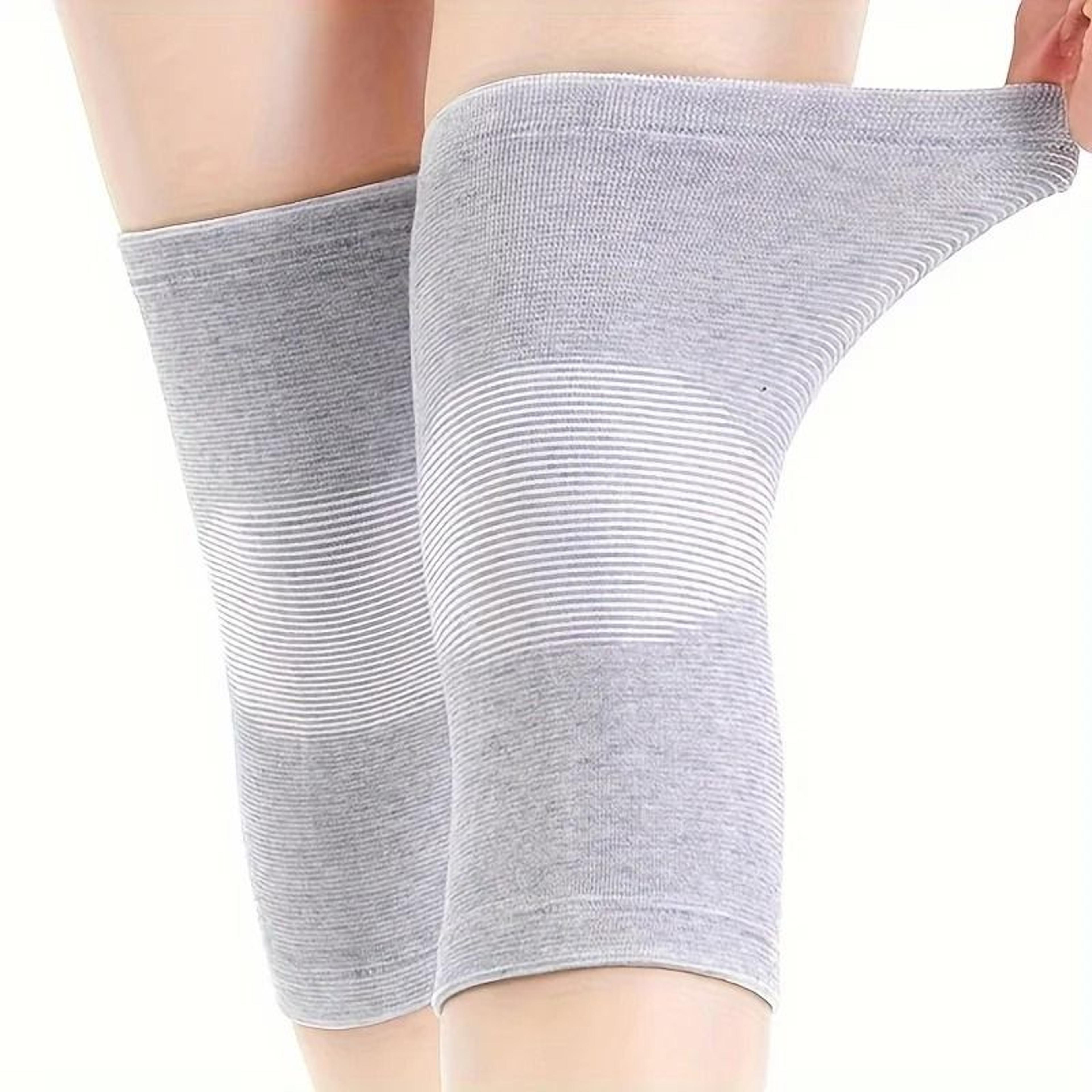 Charcoal Knit Knee Support Sleeves Pair 4