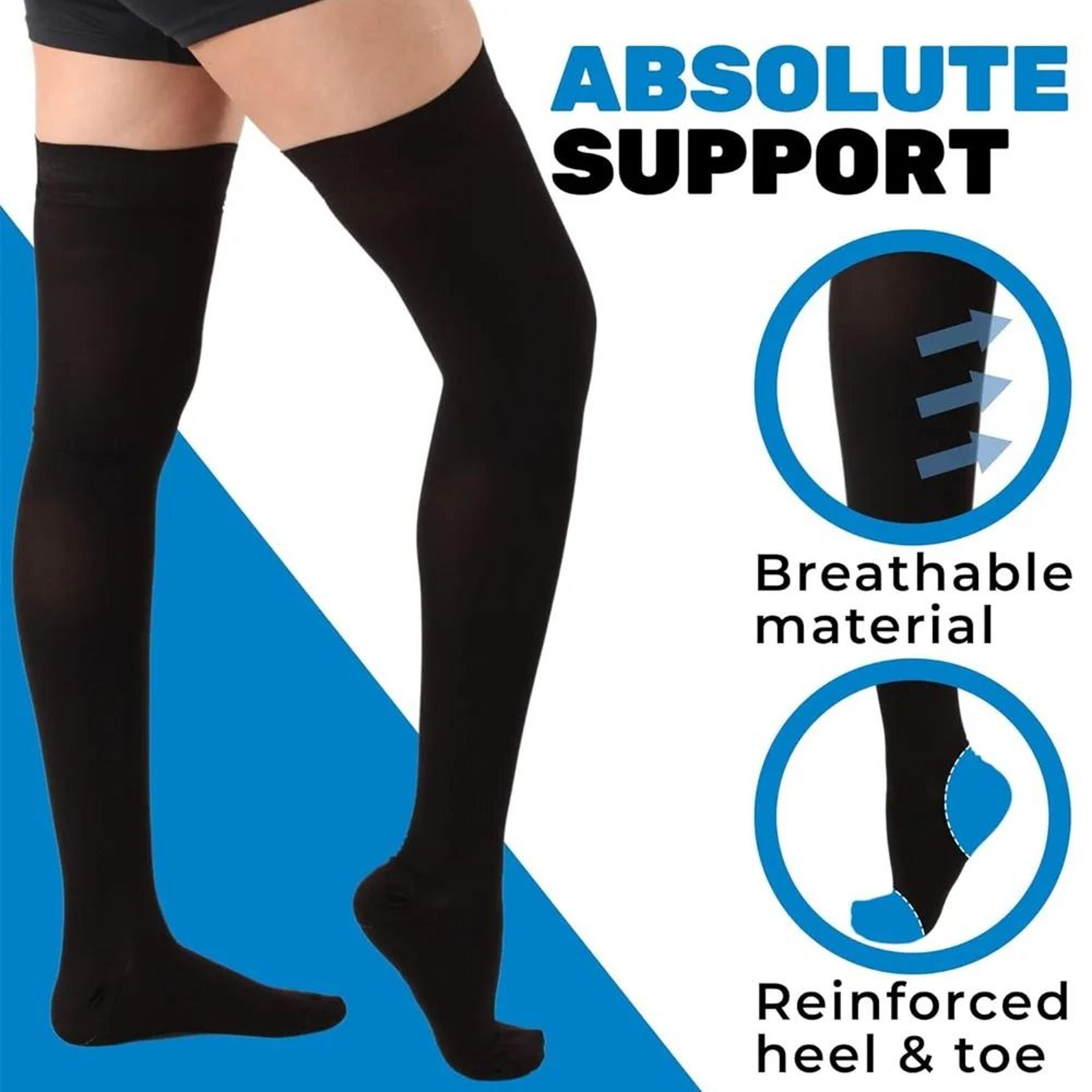 Full Leg Thigh High Compression Stockings For Running 6