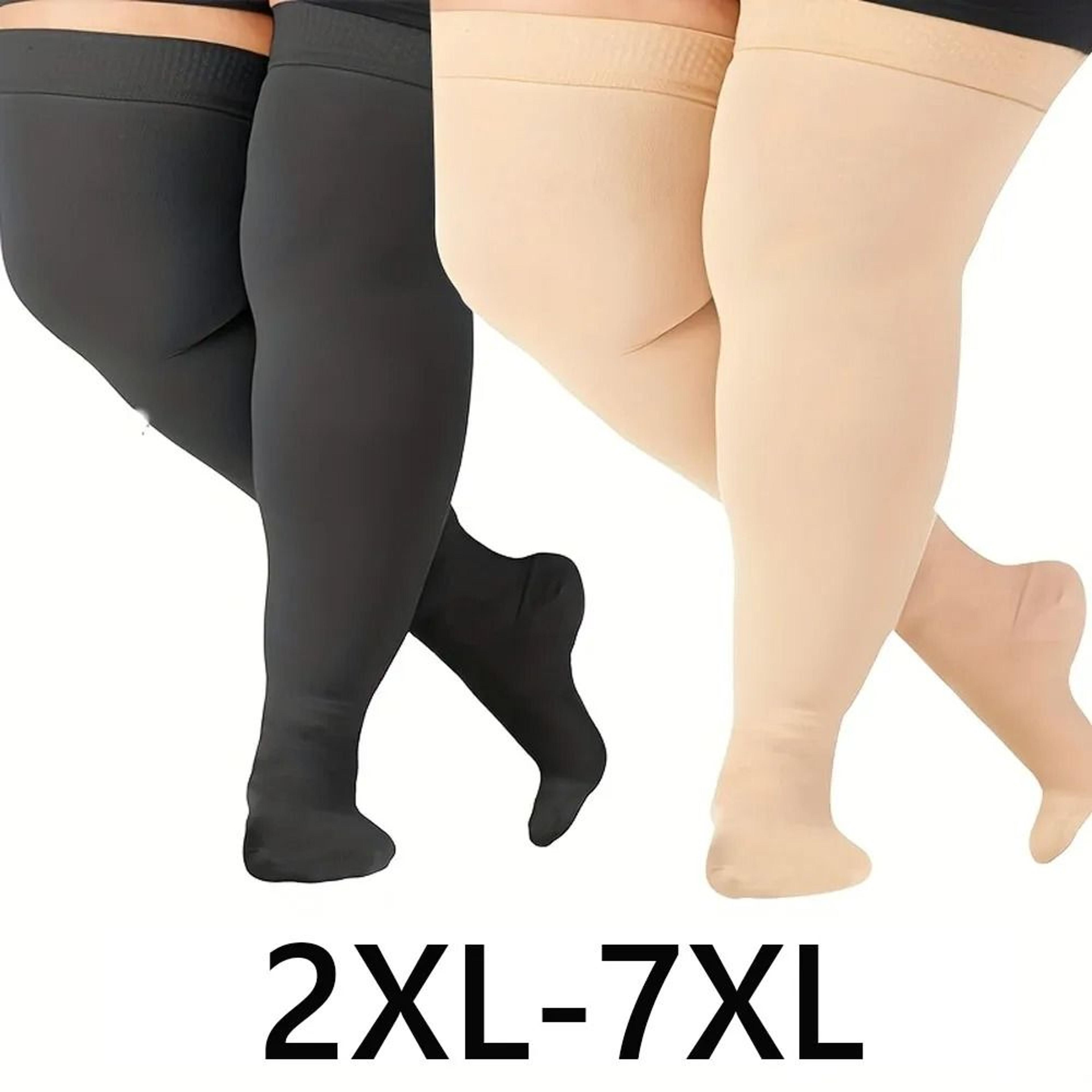 Full Leg Thigh High Compression Stockings For Running 0