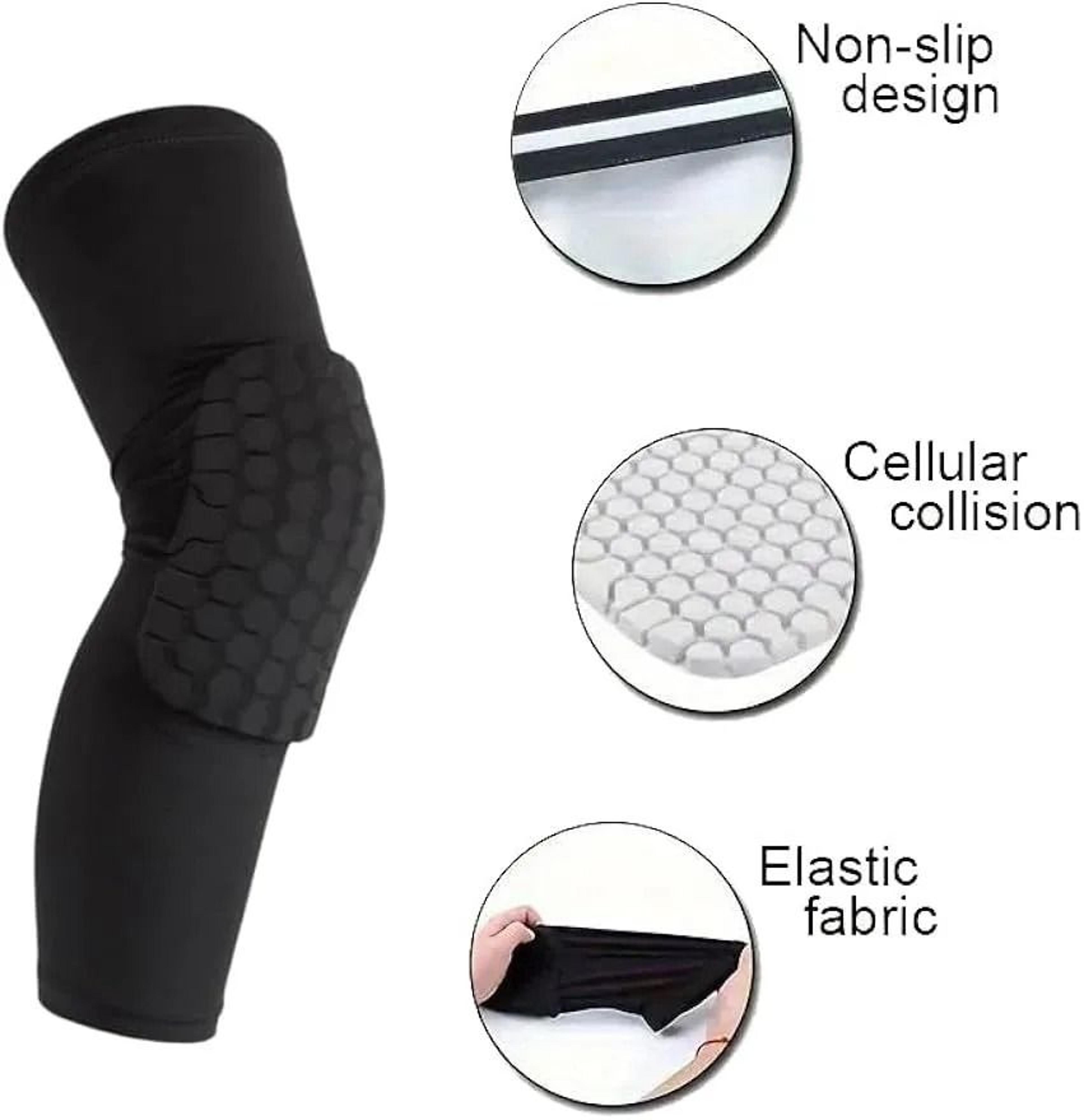 EVA Honeycomb Padded Knee Compression Sleeve For Basketball And Outdoor Sports 6