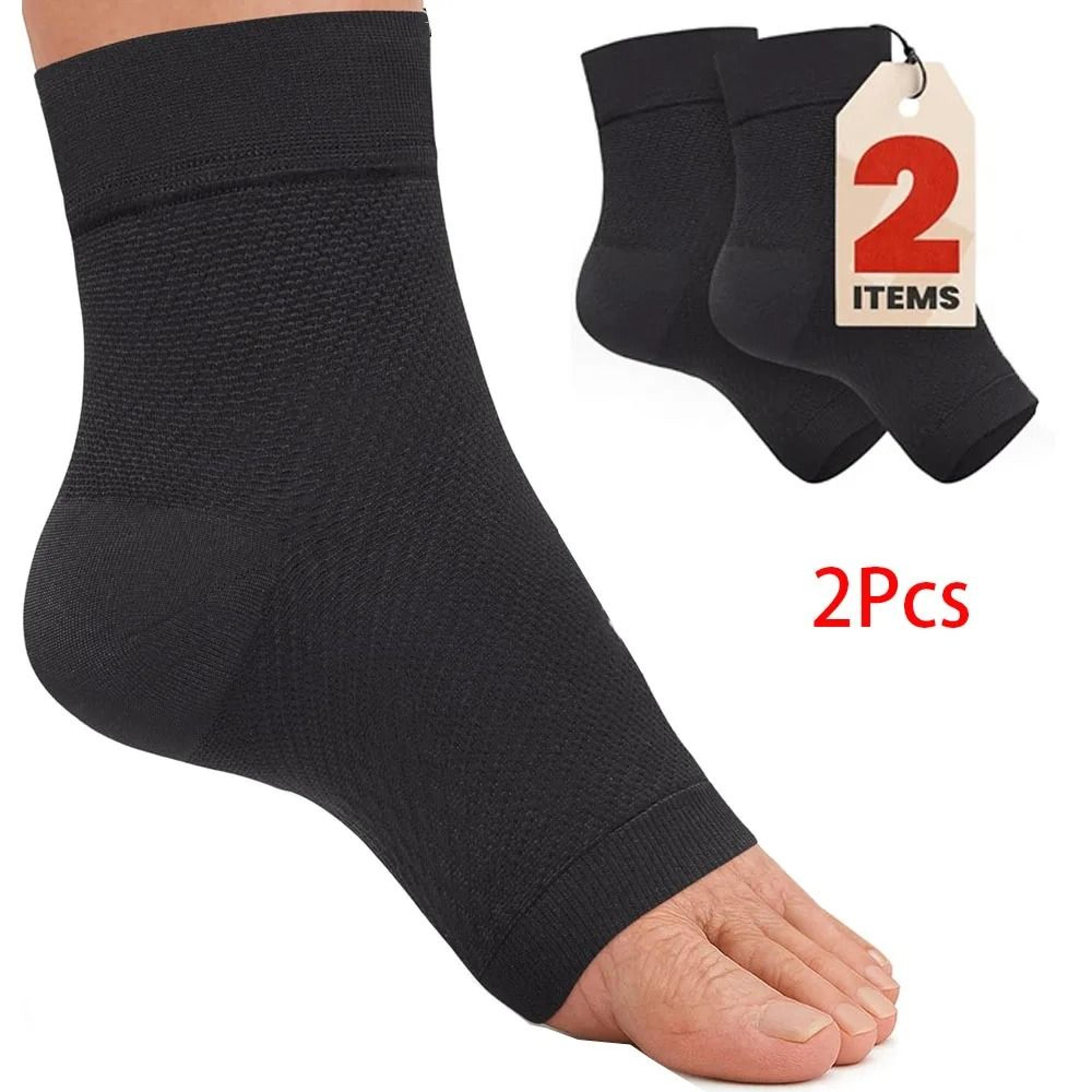 Open Toe Ankle Compression Sleeves For Plantar Fasciitis And Daily Support 1
