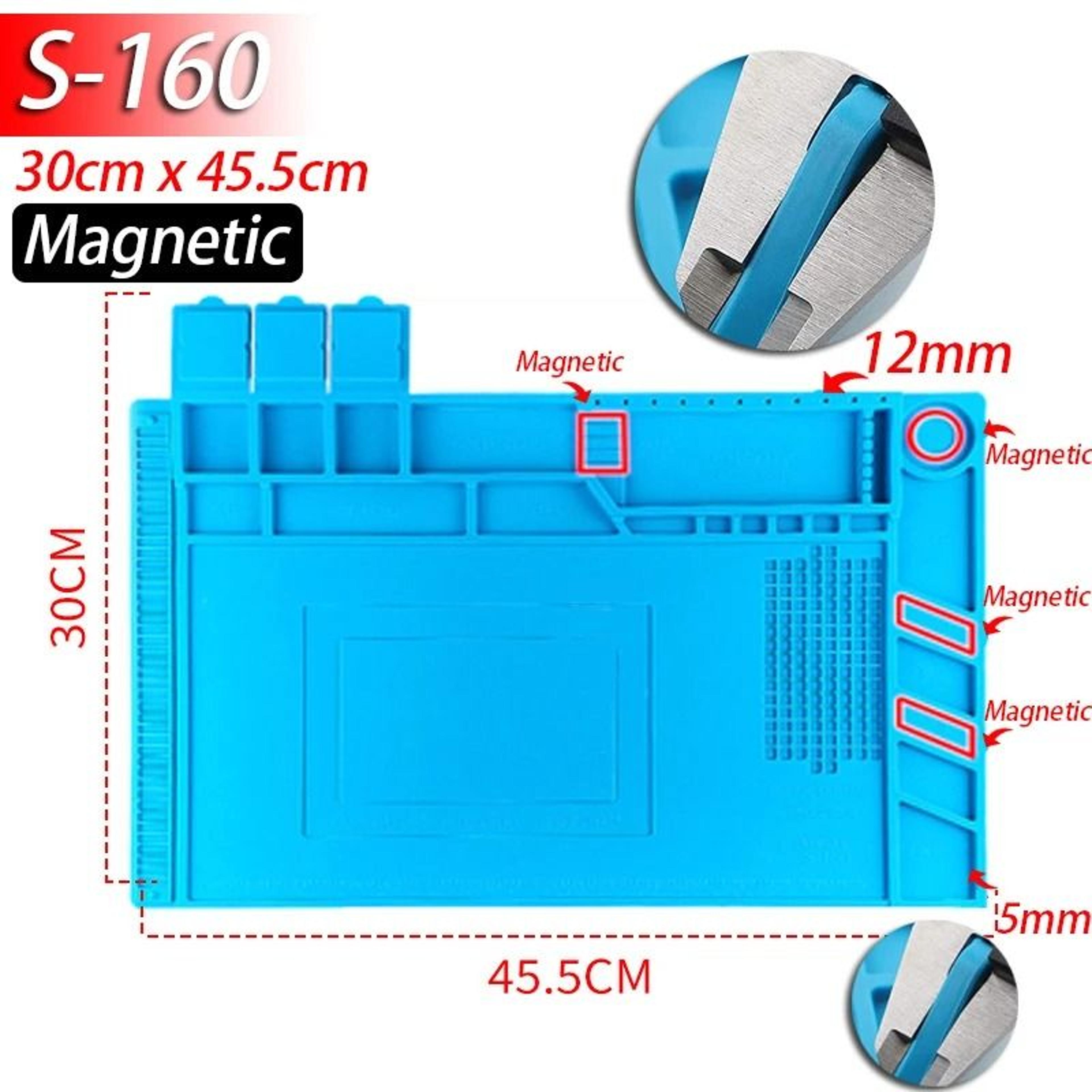 Precision Pro Silicone Soldering Mat With Magnetic Repair Work Surface 4
