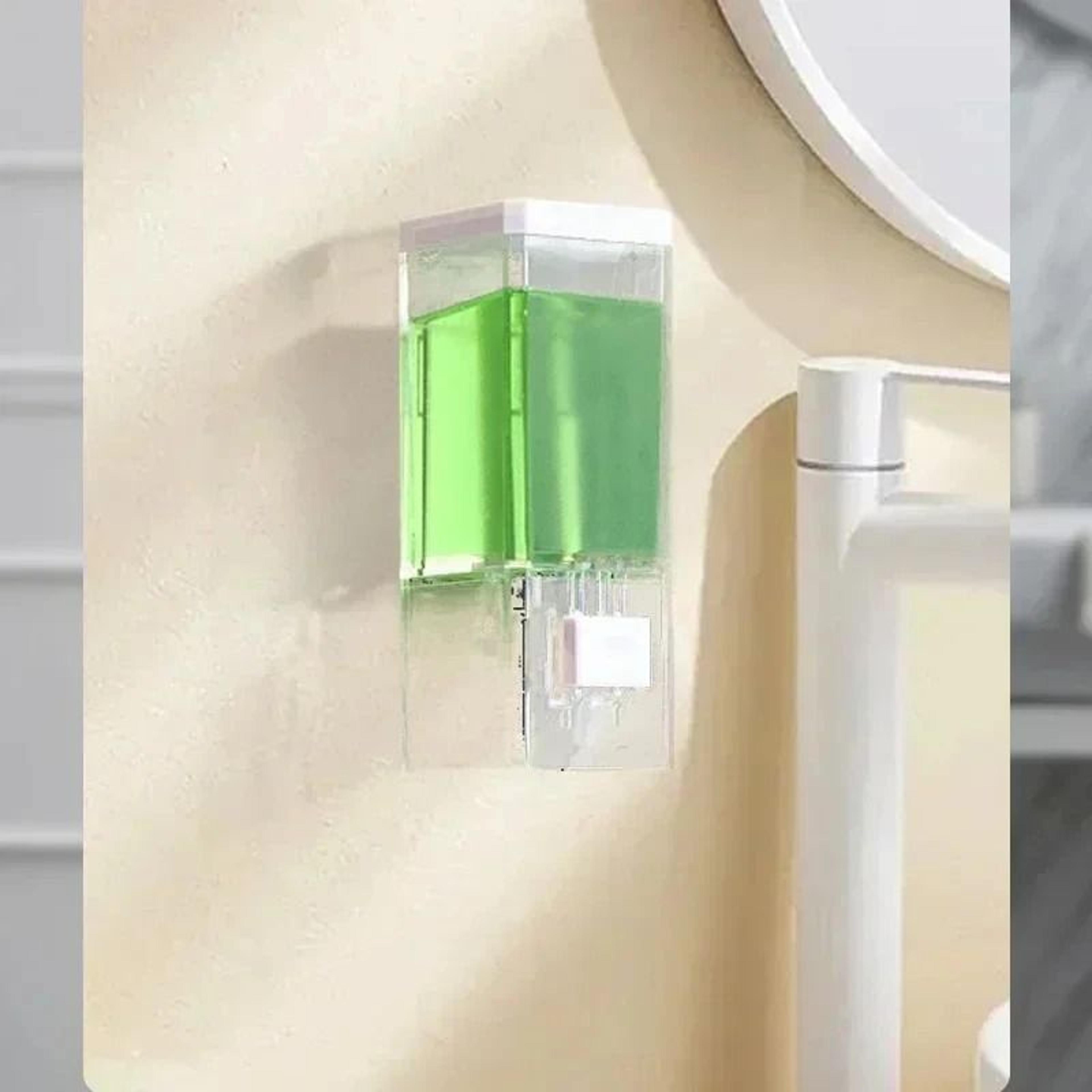 Homefish CleanPress Wall Mounted Soap Dispenser With No Drill Installation 1