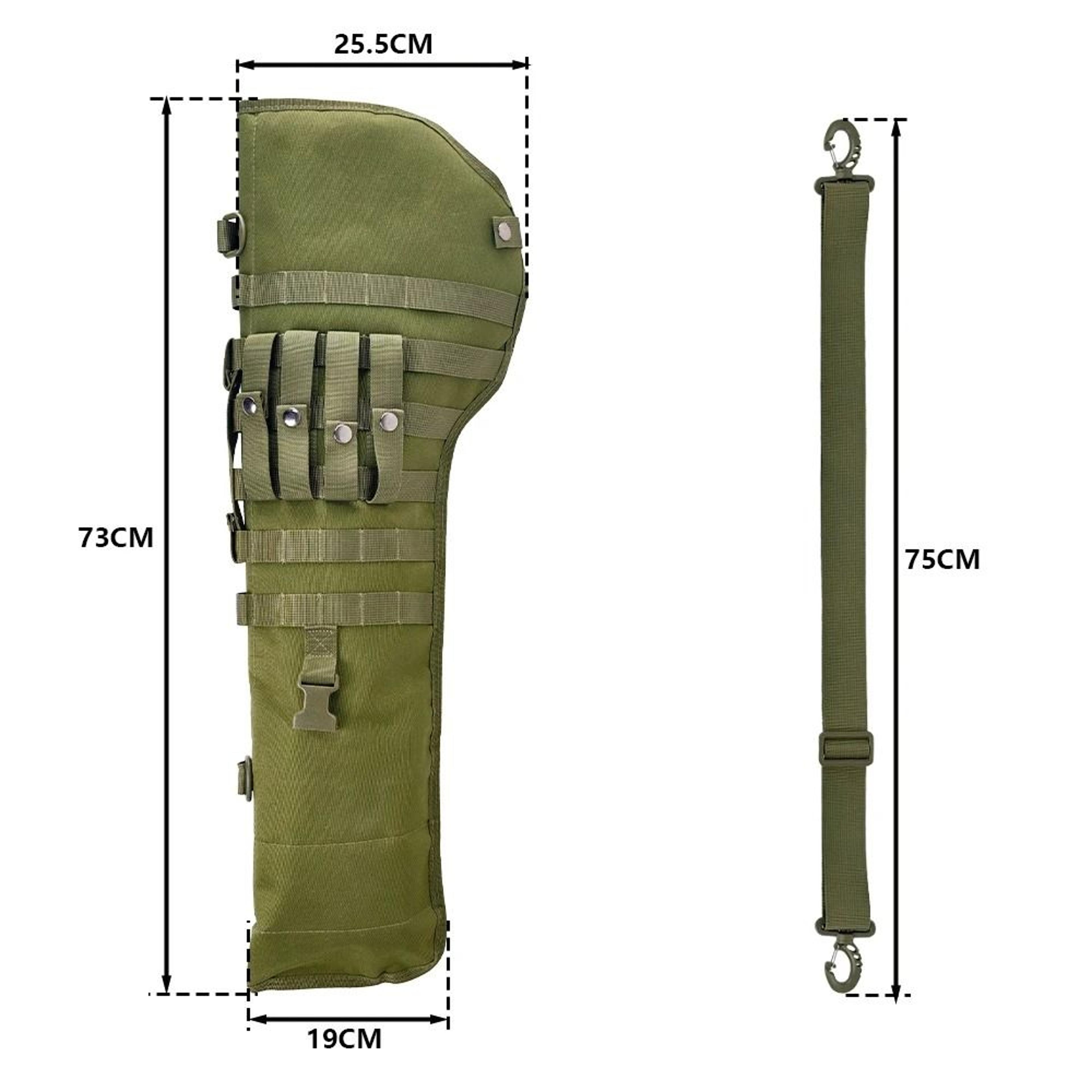 34 Inch Tactical Rifle Scabbard Shoulder Carry Bag 5