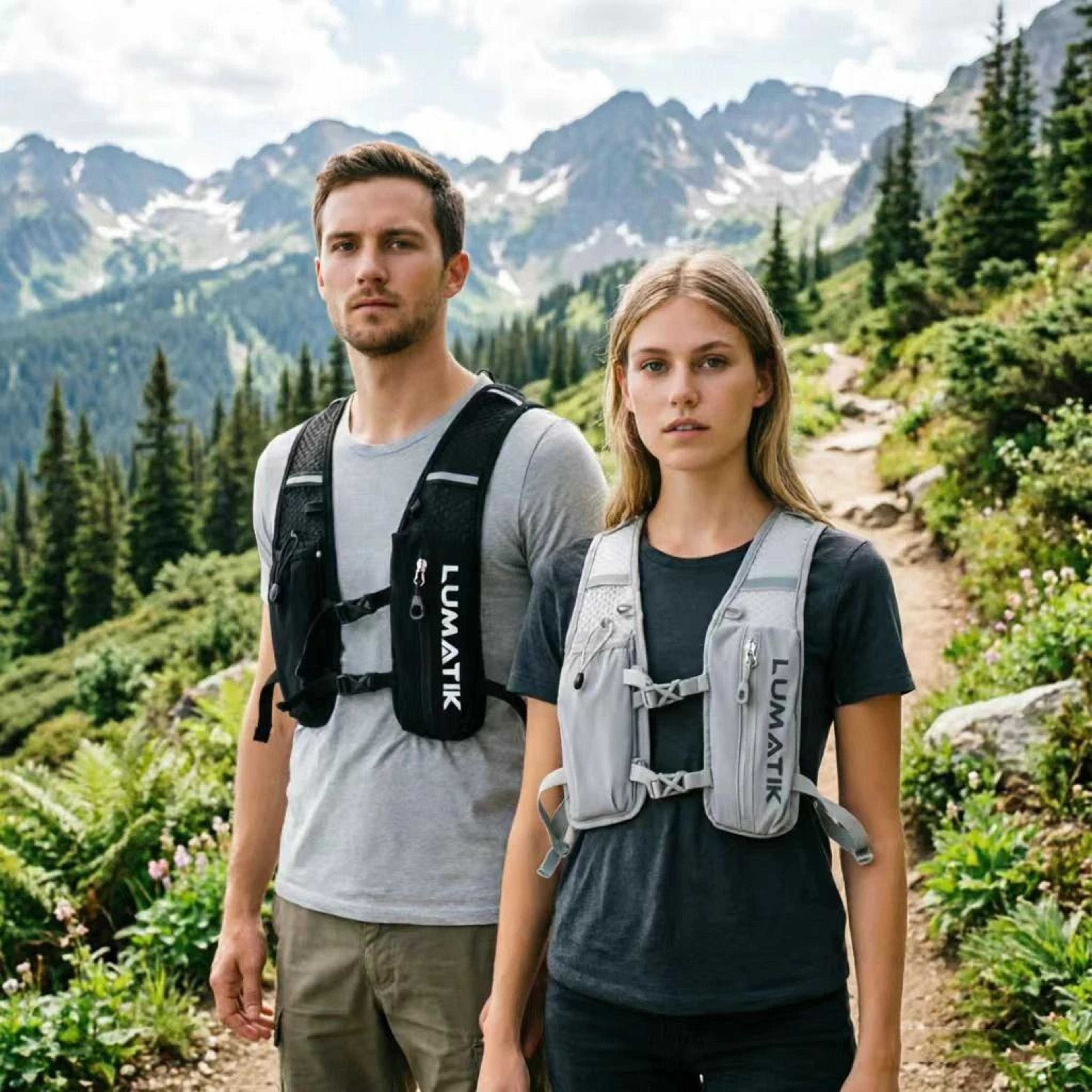 LUMATIK Ultralight Hydration Backpack For Running And Cycling 8