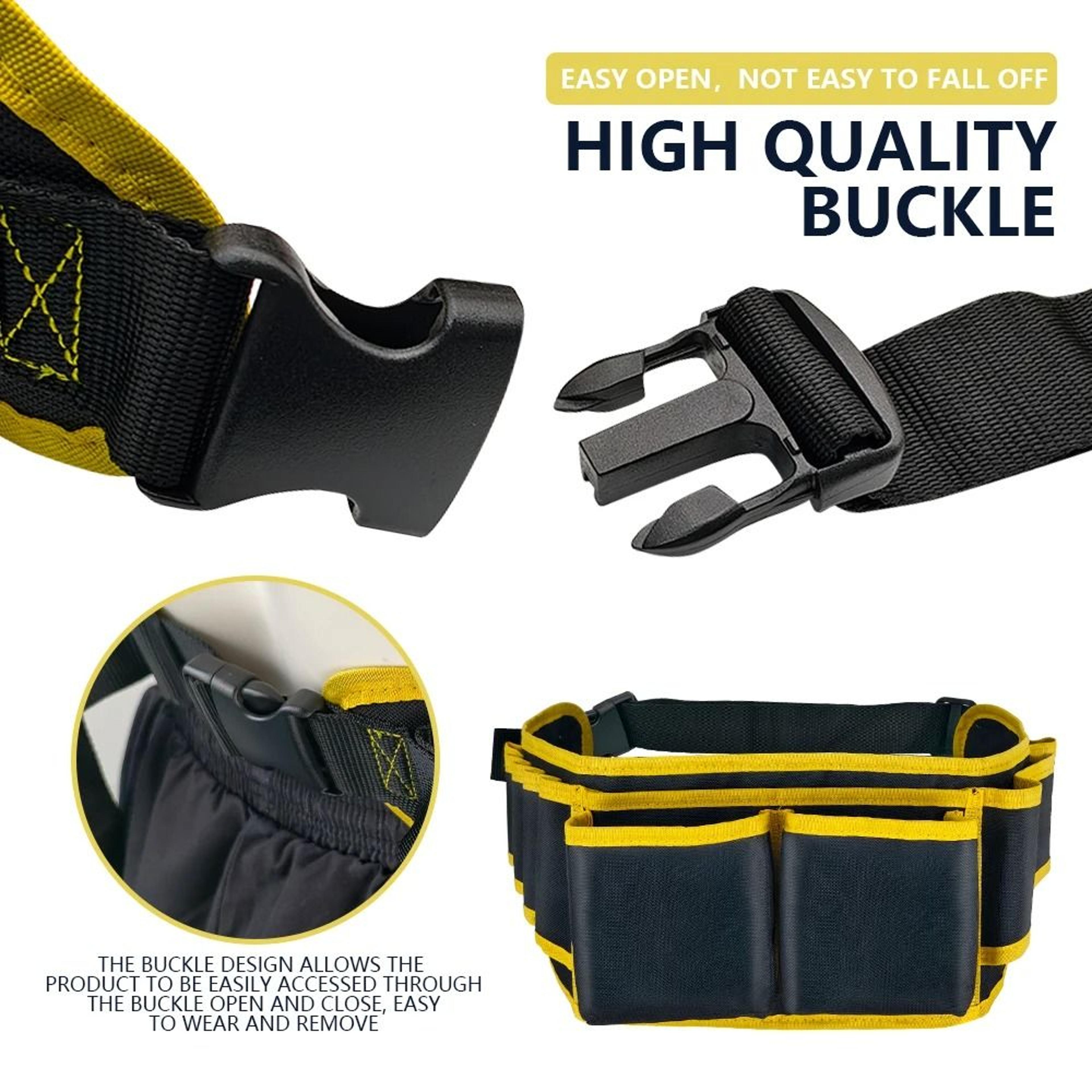 Water Resistant Electrician Tool Belt Pouch And Drill Holder 7