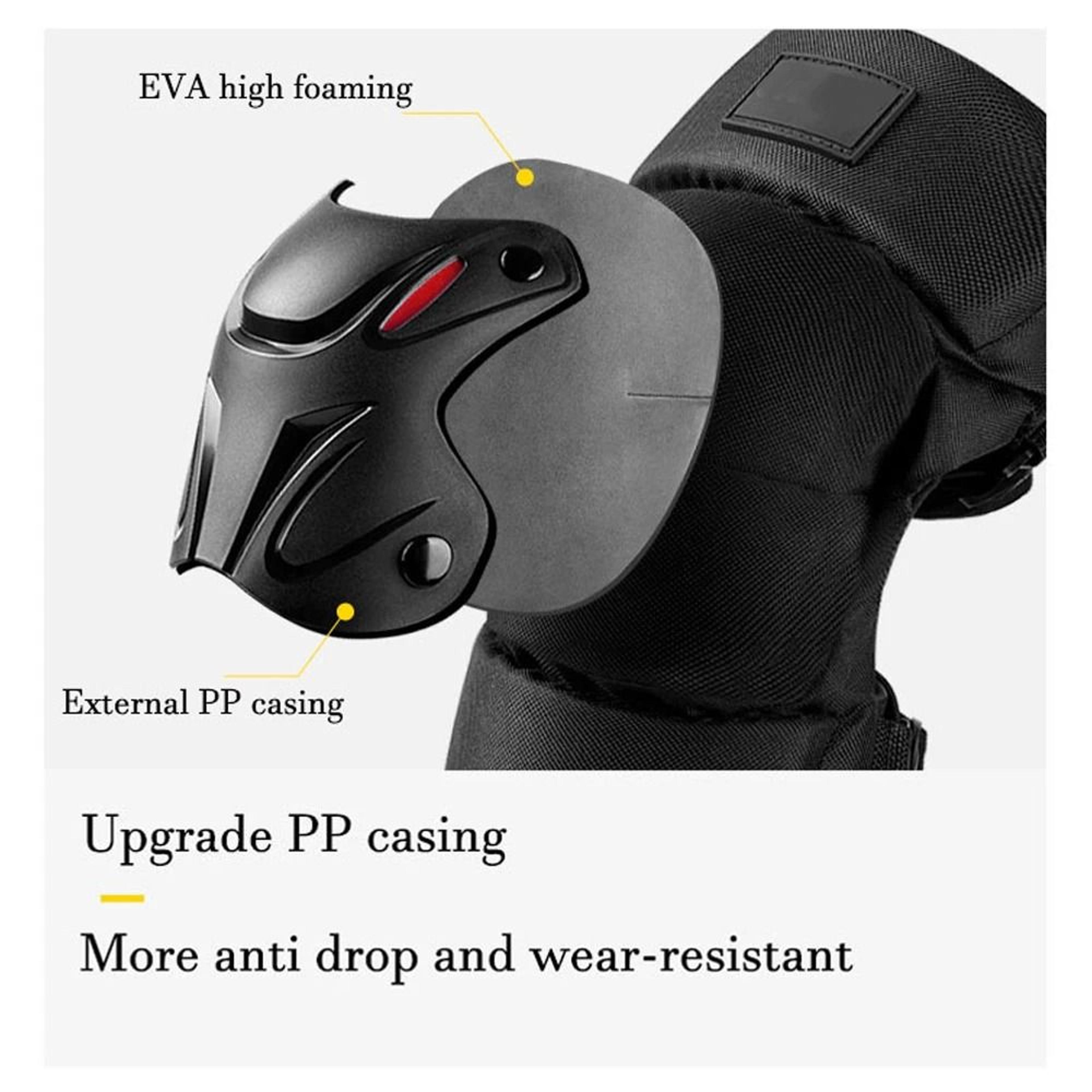 Shock Absorbing Motorcycle Knee And Elbow Pads Pair 5