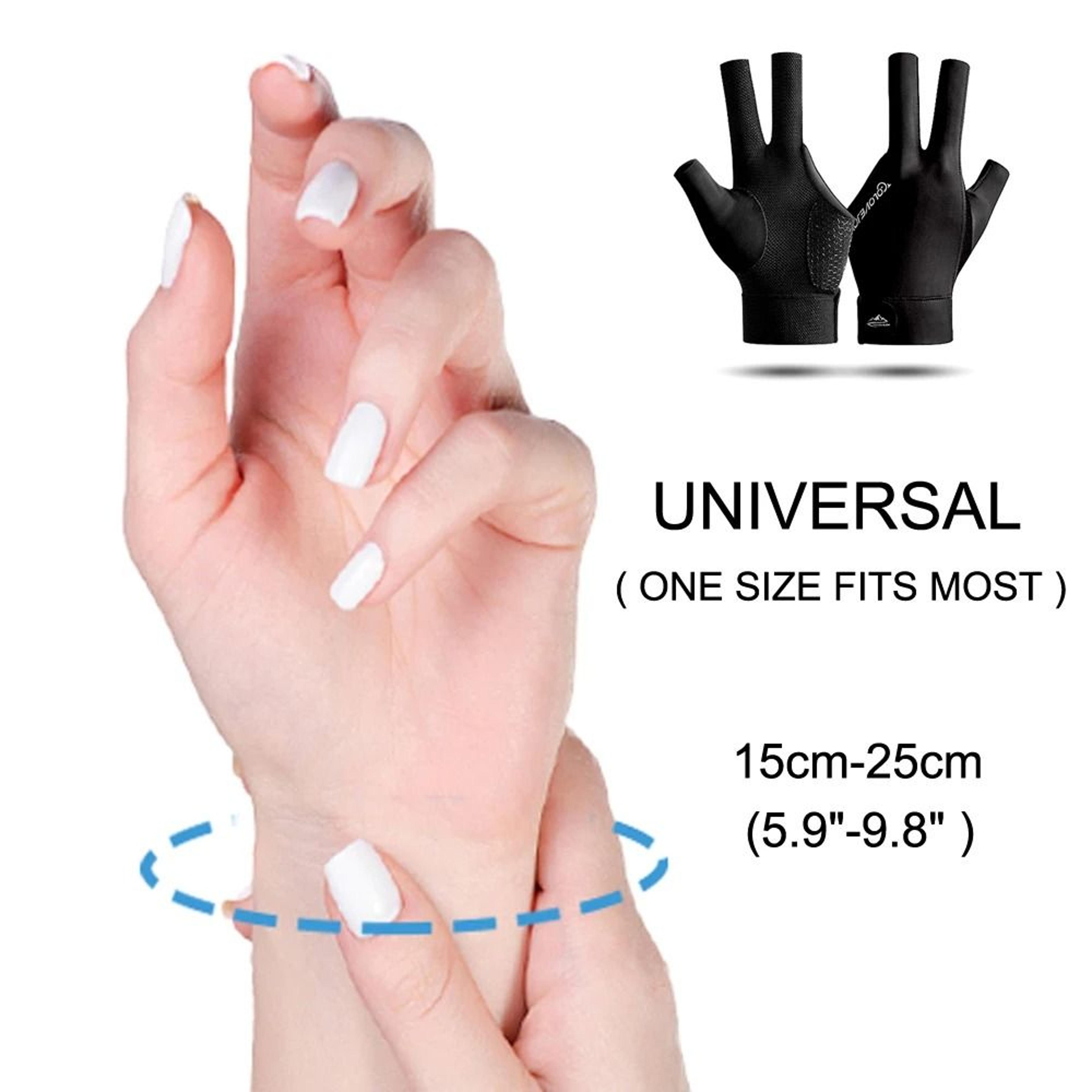 Open Three Finger Billiard Cue Glove For Left Hand 6