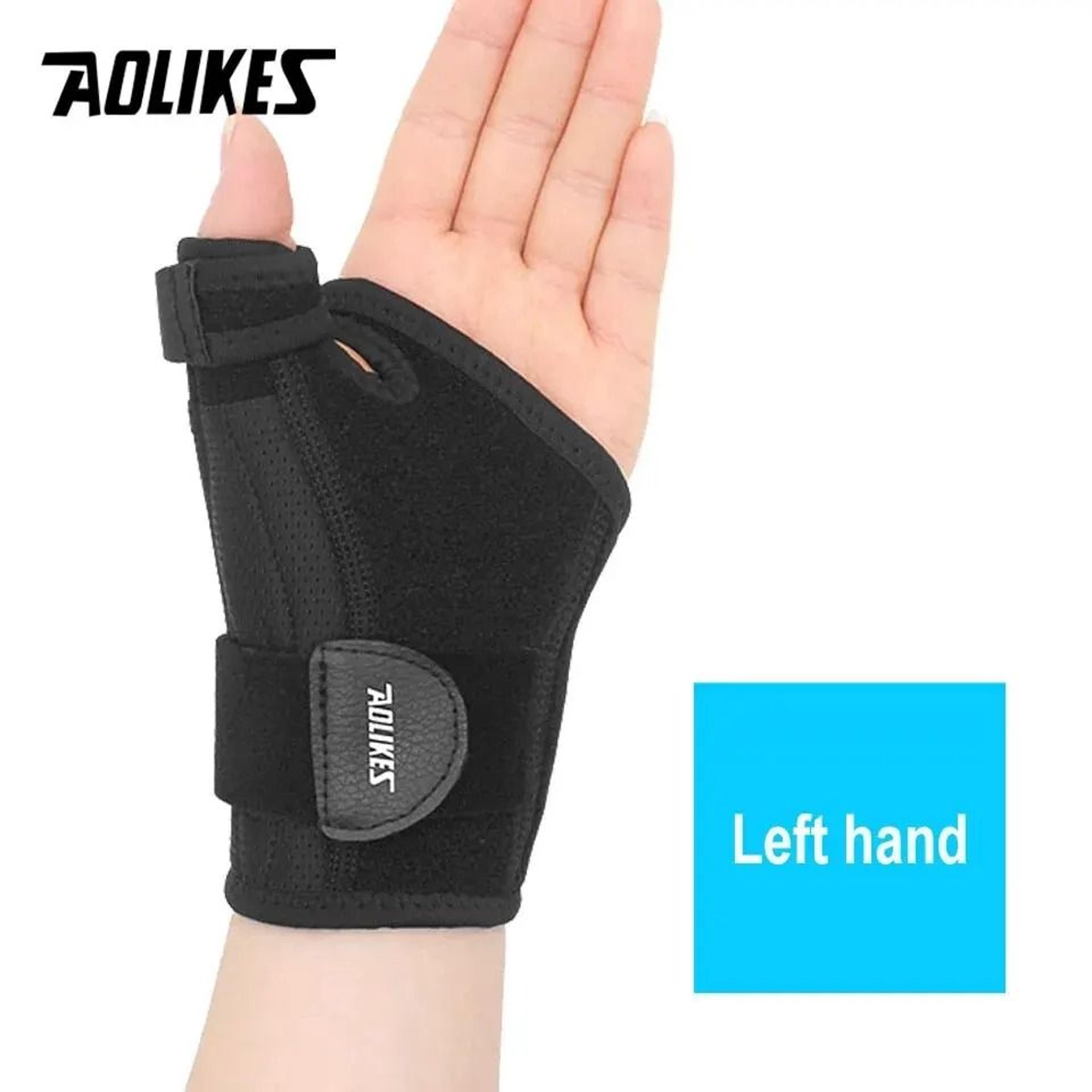 AOLIKES Adjustable Wrist Brace And Thumb Splint 2