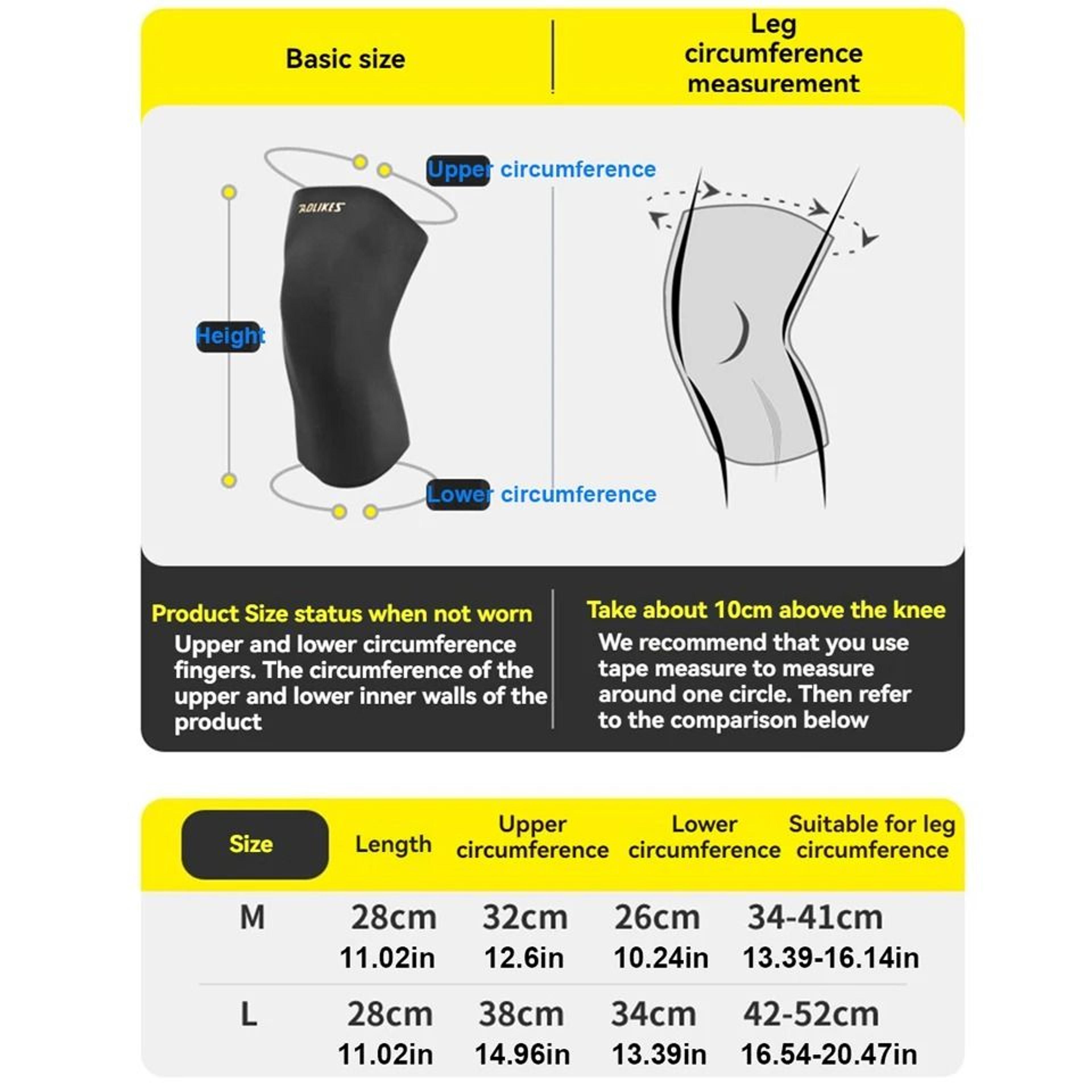 AOLIKES Hot And Cold Gel Knee Therapy Sleeve 13