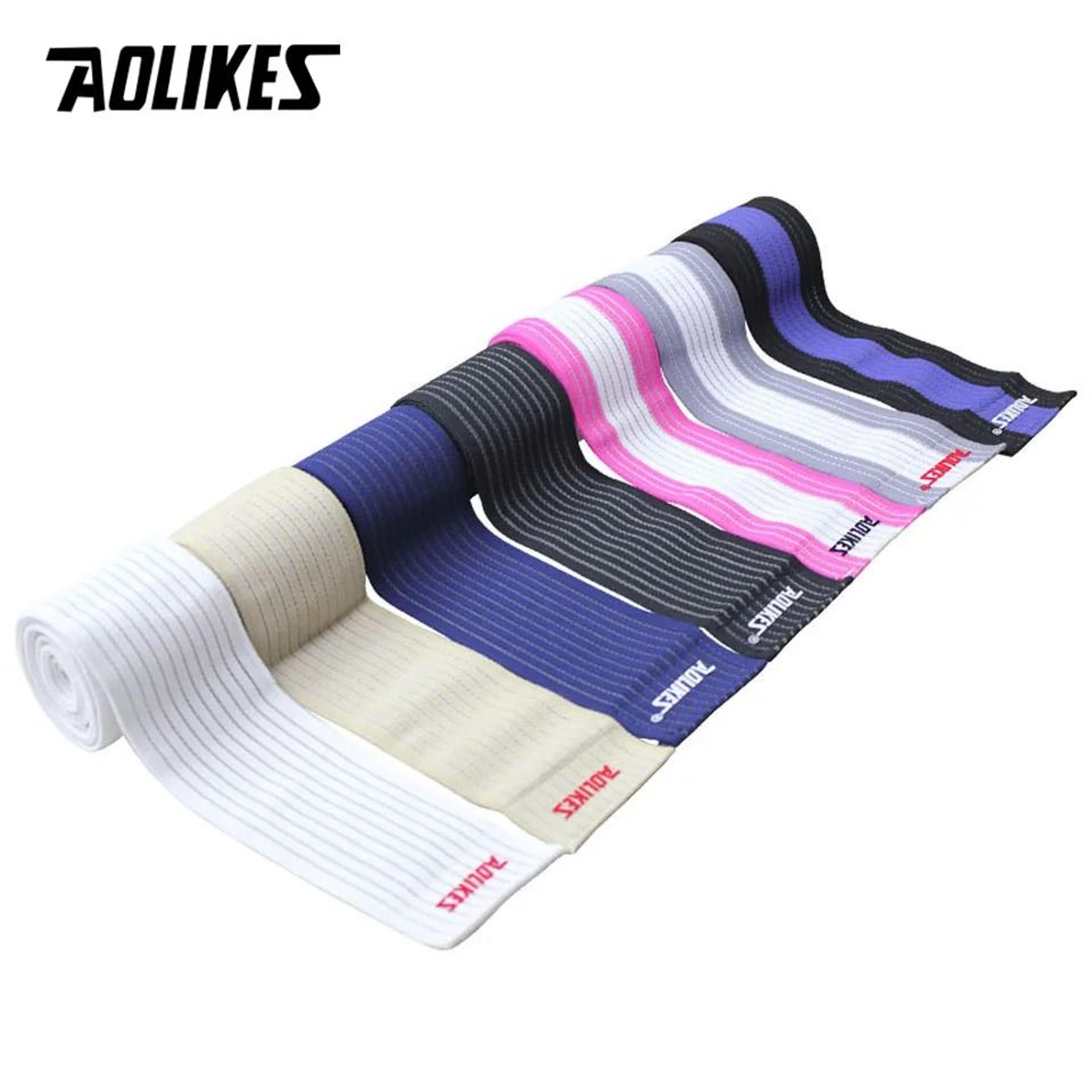 AOLIKES Adjustable Elastic Compression Ankle Support Wrap For Sports Gym Training And Daily Protect 10