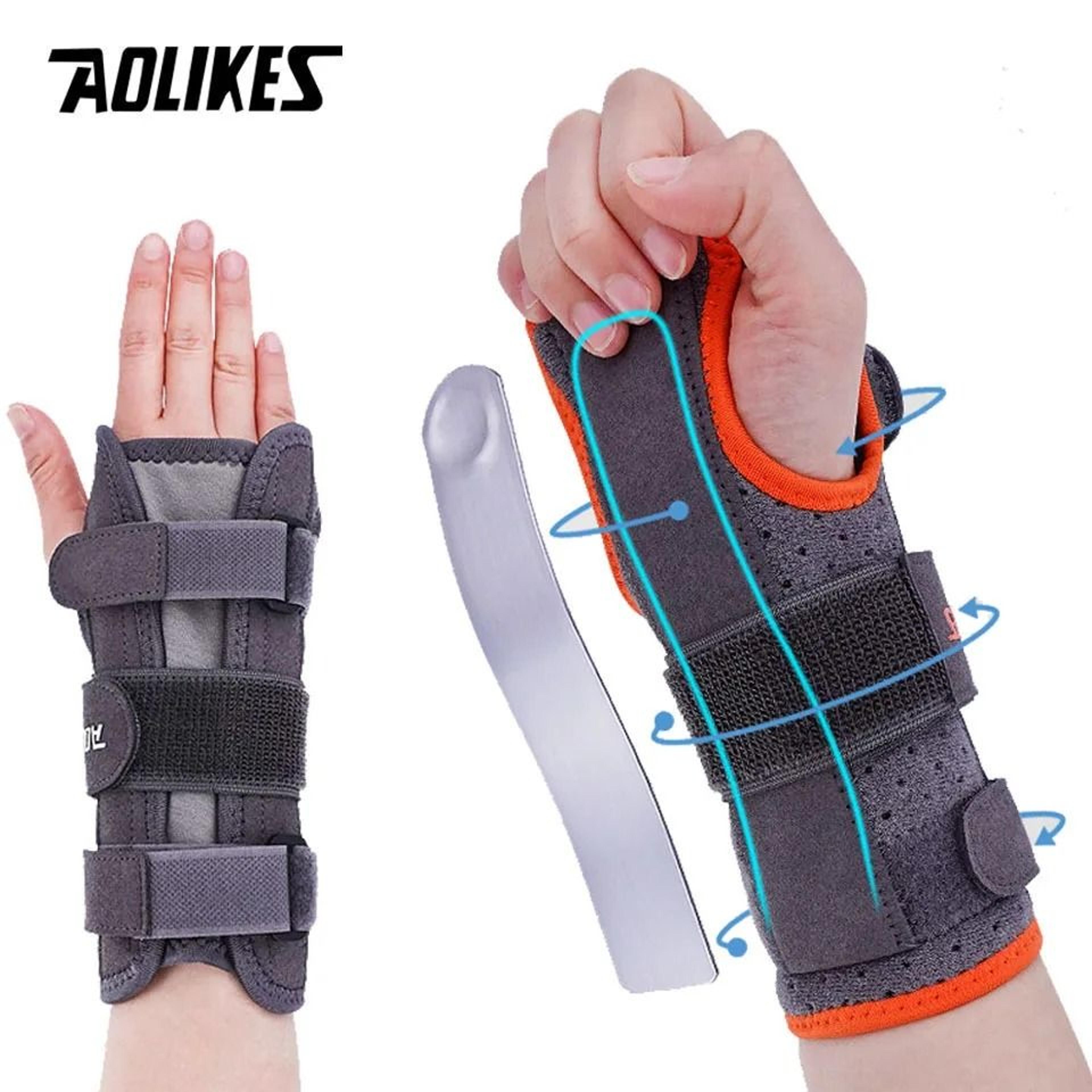 AOLIKES Adjustable Carpal Tunnel Wrist Brace With Splints For Night And Day Support 8