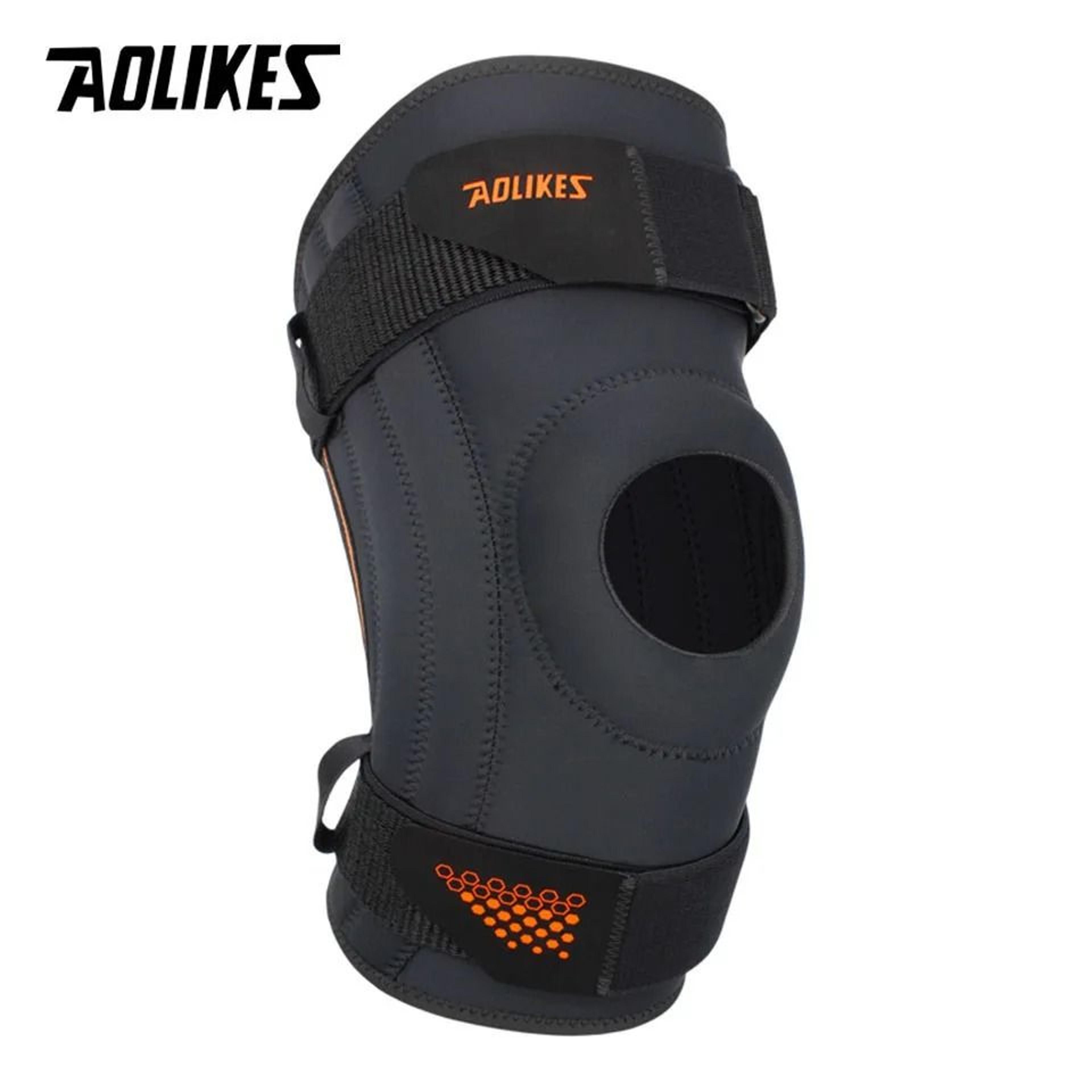 aolikes adjustable hinged knee brace for meniscus stability sports and everyday joint support