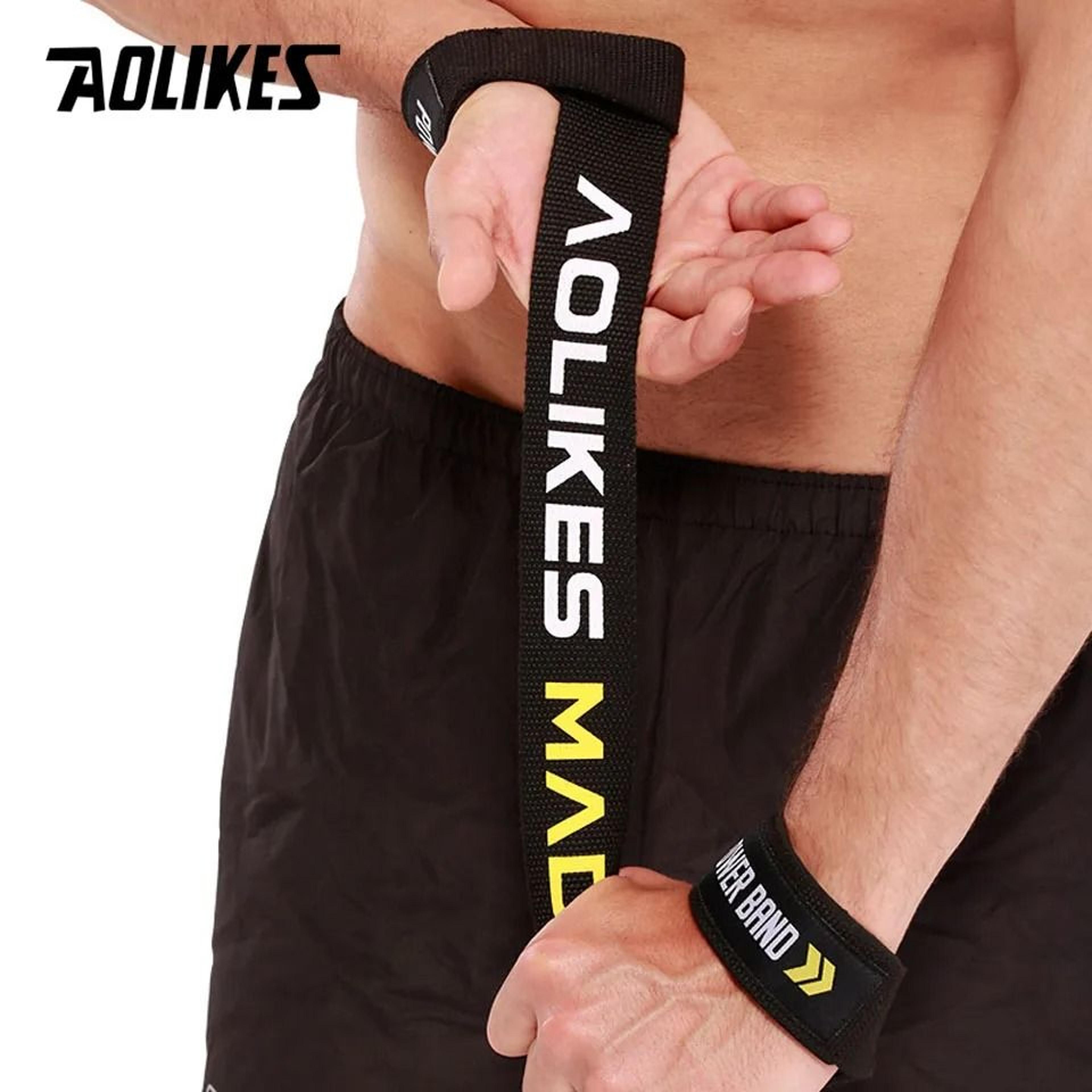 AOLIKES Adjustable Weightlifting Wrist Wraps For Gym Fitness And Professional Strength Training Sup 2