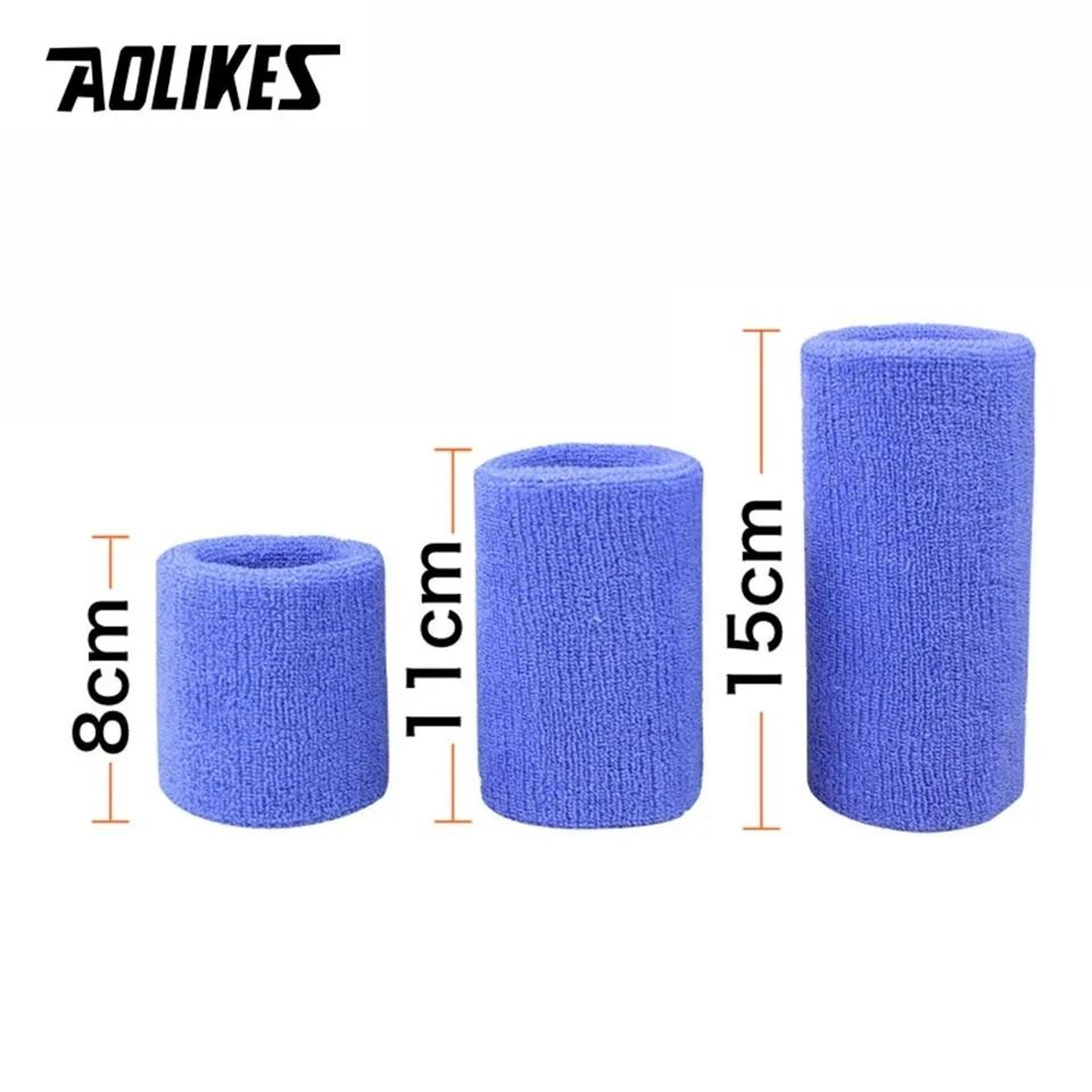 AOLIKES Absorbent Sports Wristbands For Tennis Basketball Volleyball Padel And Fitness Training 25
